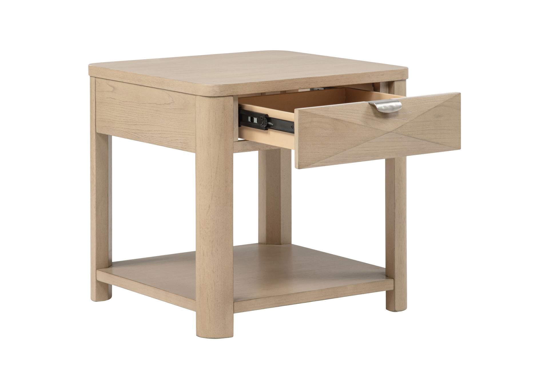 Marcelo 2-piece Coffee Table Set with Storage Light Elm image 5