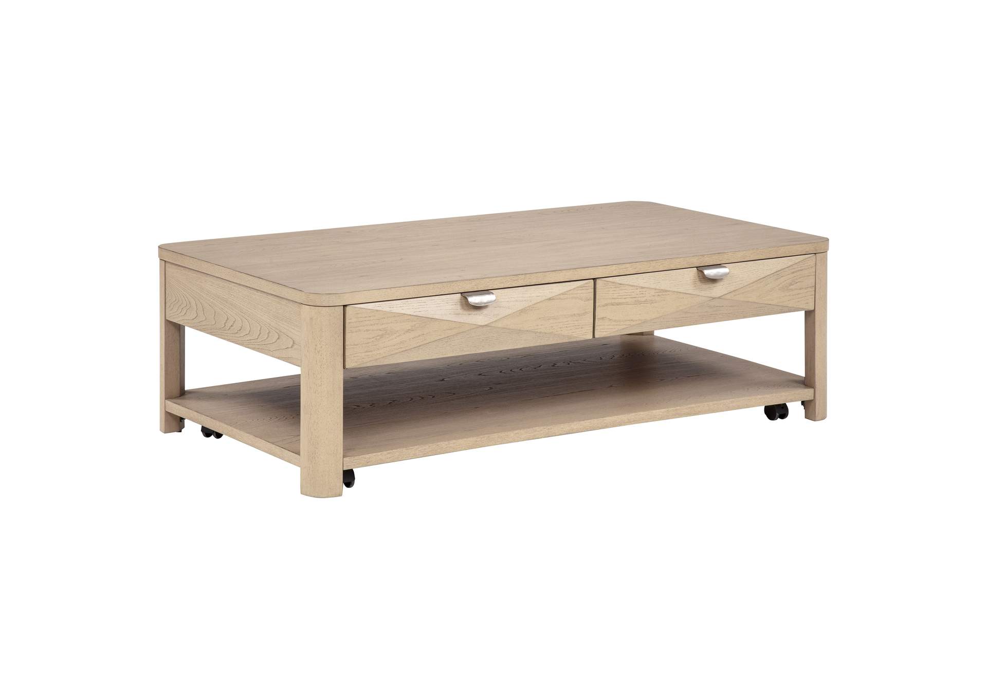 Marcelo 3-piece Coffee Table Set with Storage Light Elm image 8
