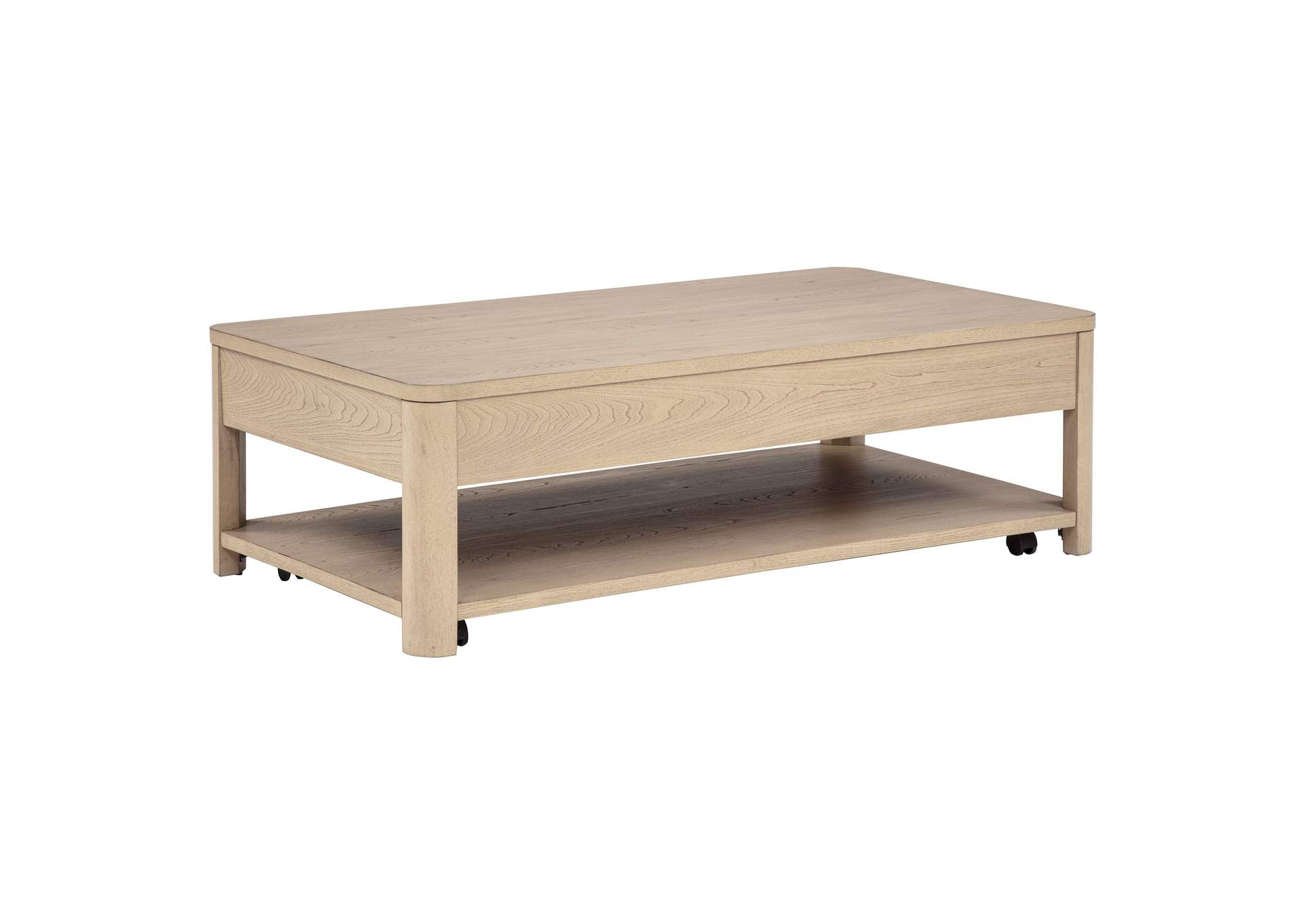 Marcelo 3-piece Coffee Table Set with Storage Light Elm image 11