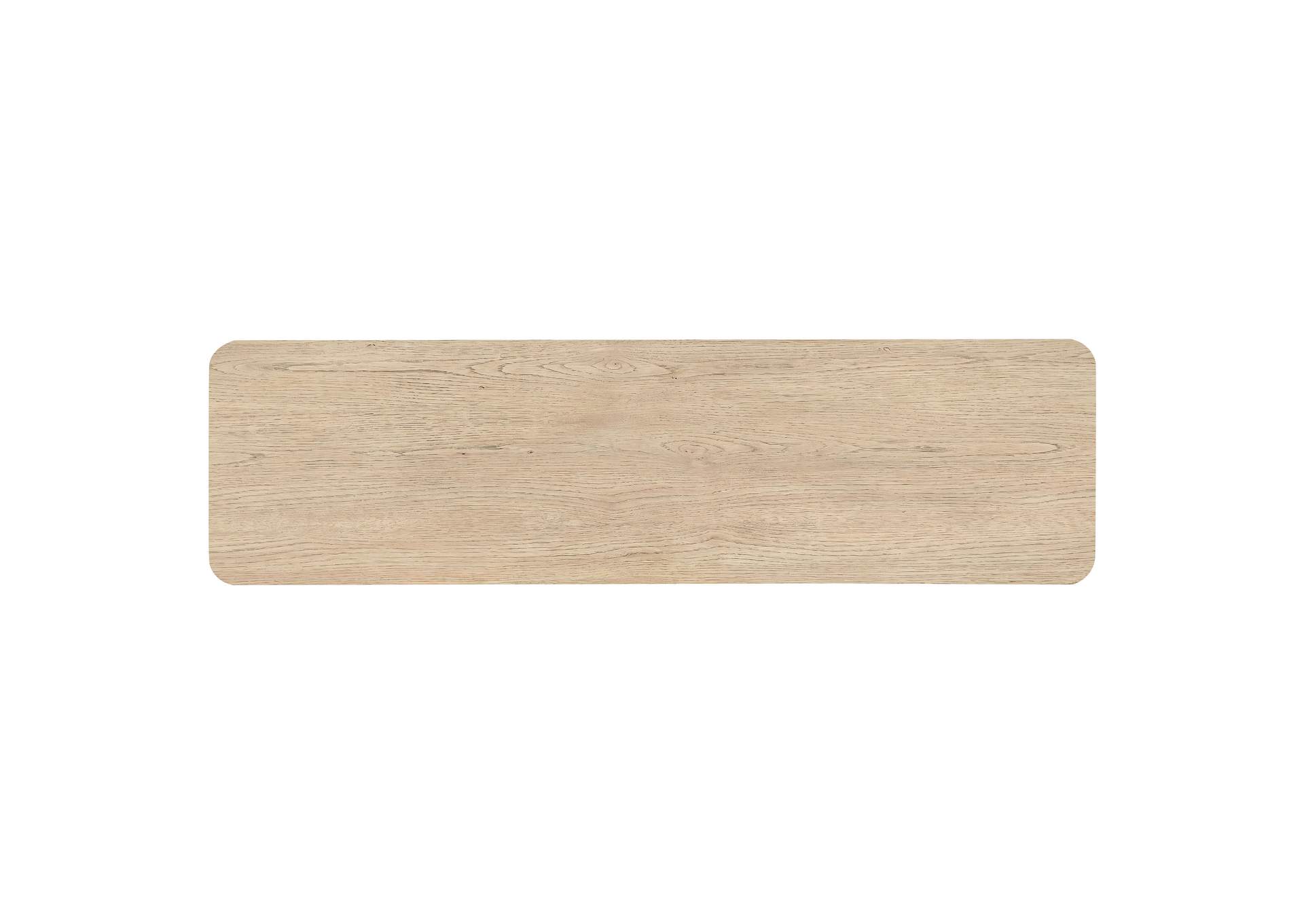 Marcelo Sofa Console Table with 2 Drawers and Shelf Light Elm image 12