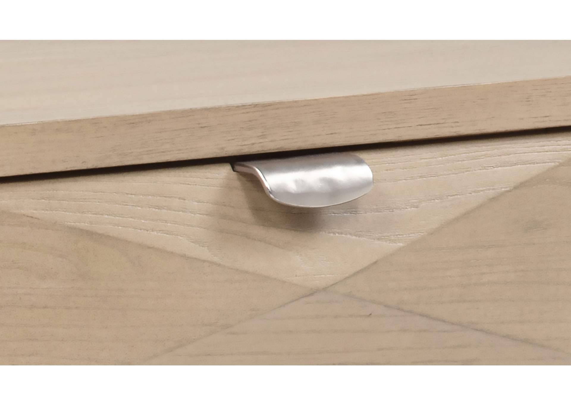 Marcelo Sofa Console Table with 2 Drawers and Shelf Light Elm image 13