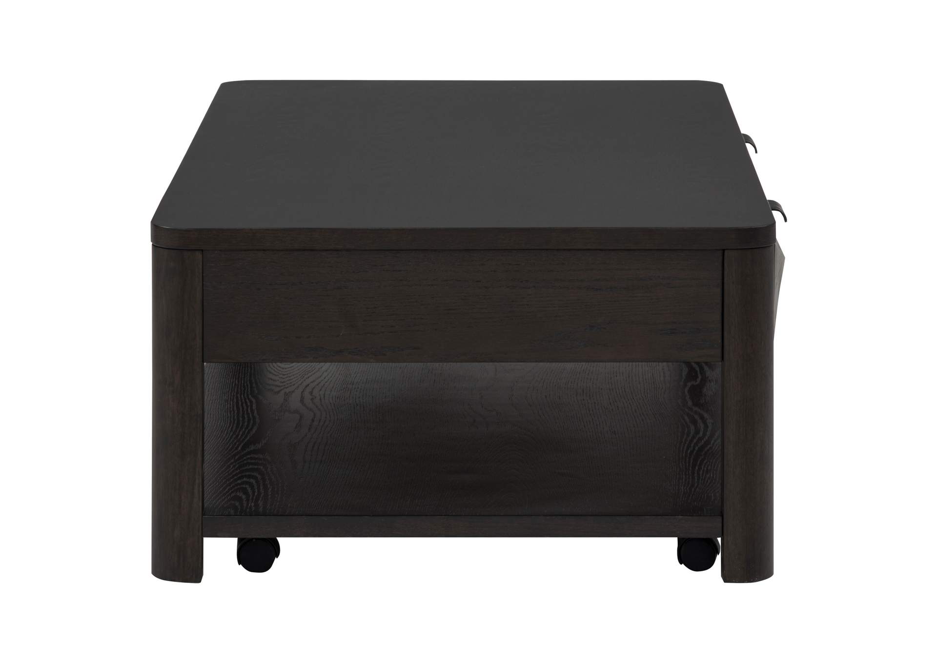 Marcelo Wood Coffee Table with 2 Drawers and Shelf Coffee image 11