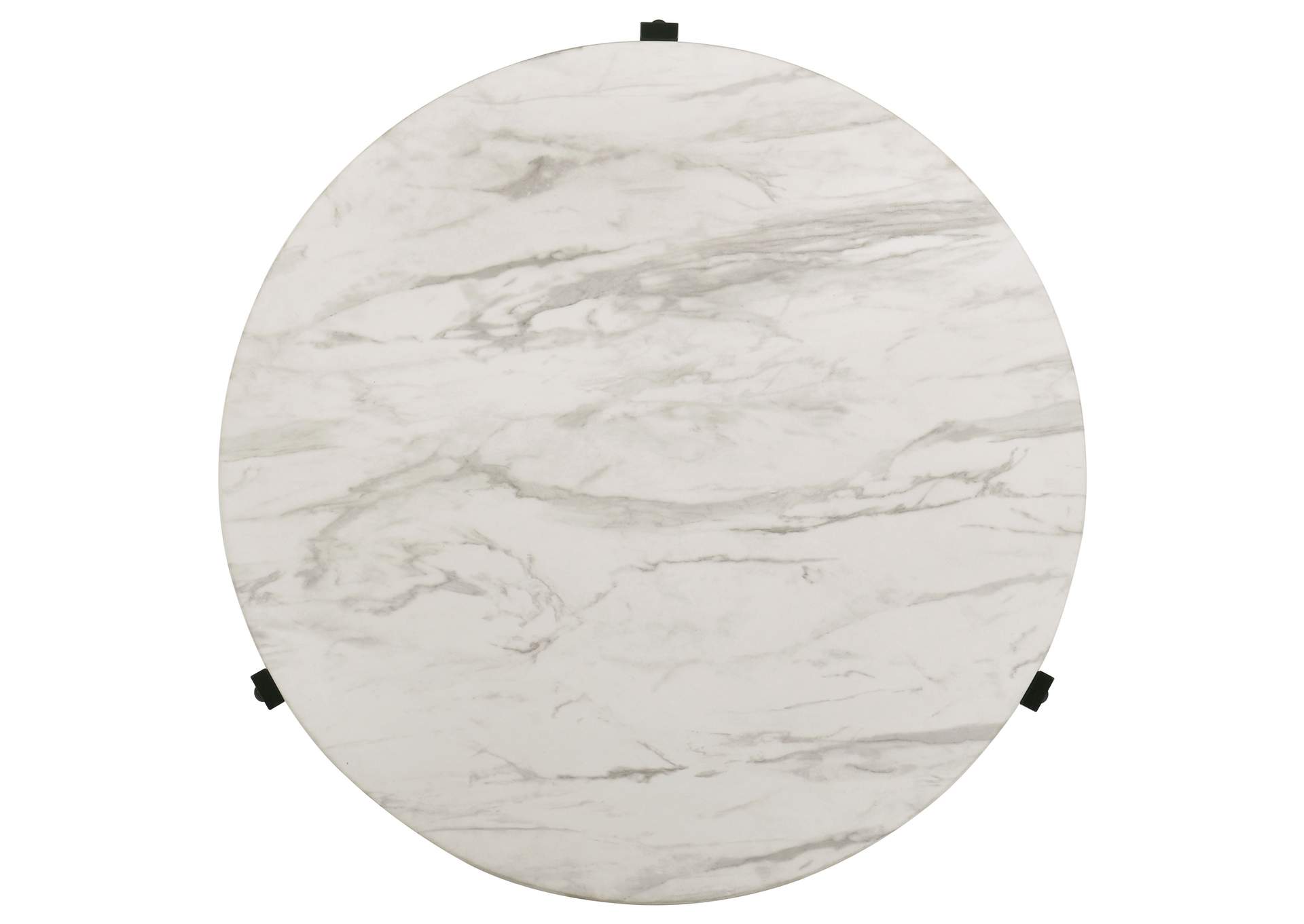 Tandi 3-piece Faux Marble Coffee and End Table Set White