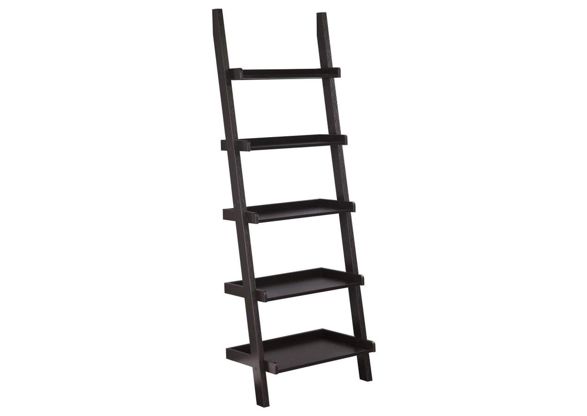 Bower 3-piece Storage Ladder Bookcase Set Cappuccino image 6