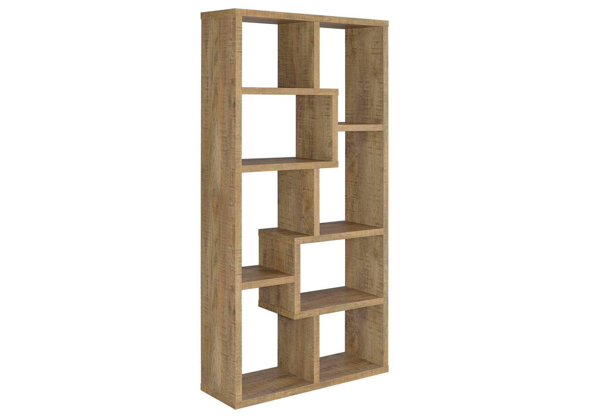 Theo 71-inch 6-shelf Bookshelf Mango image 1