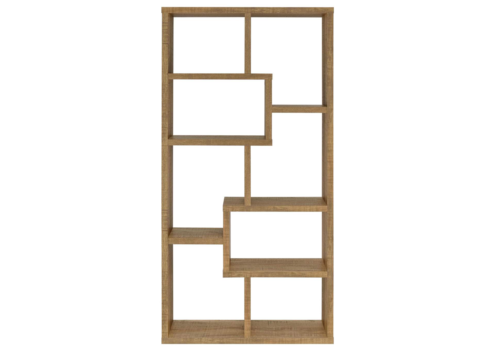 Theo 71-inch 6-shelf Bookshelf Mango image 4