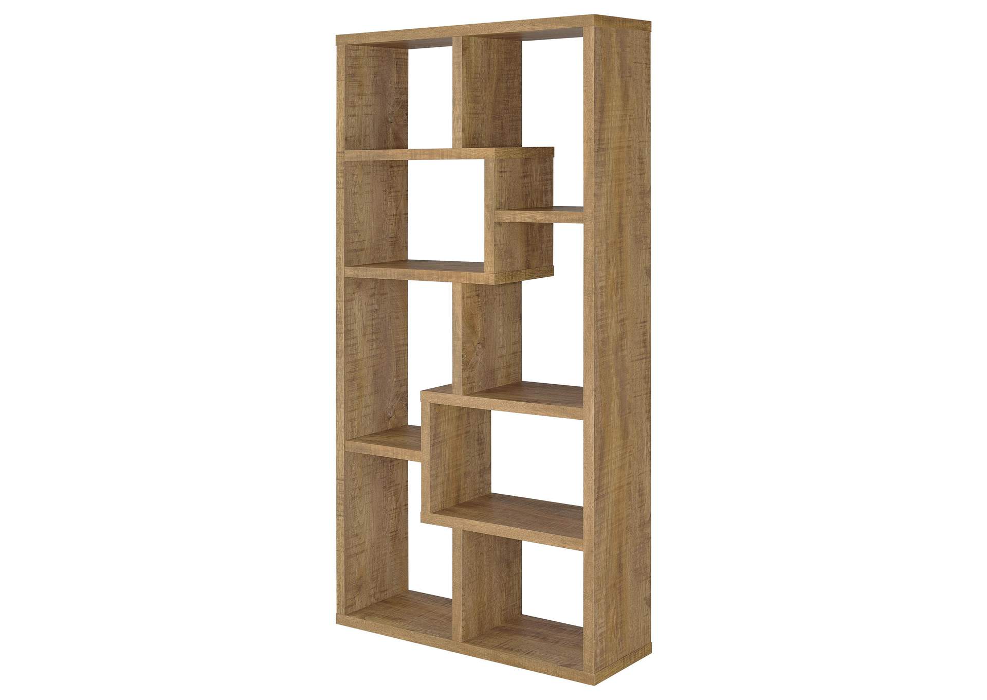 Theo 71-inch 6-shelf Bookshelf Mango image 8