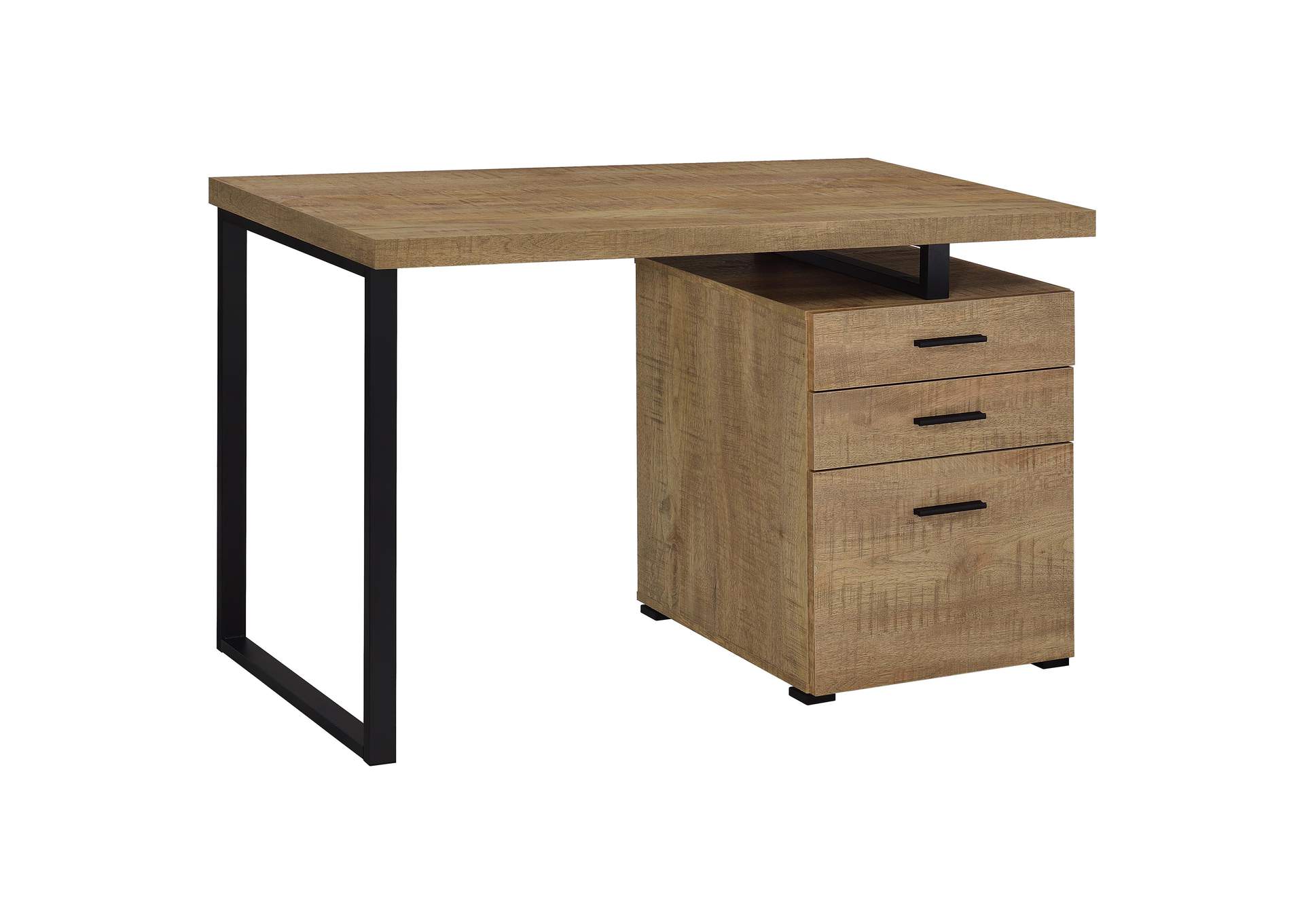 Brennan 47-inch 3-drawer Office Computer Desk Mango image 1