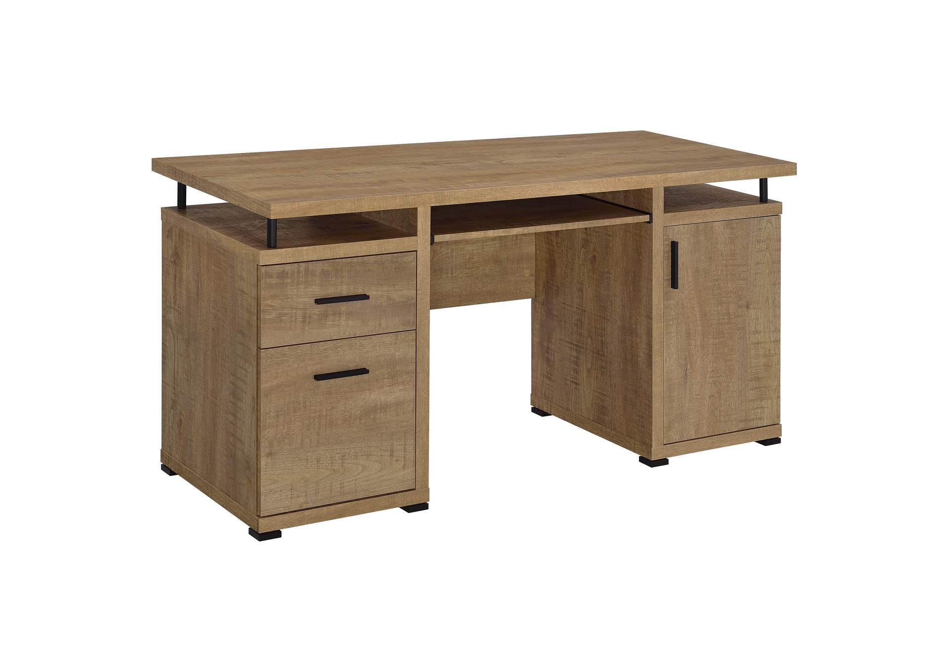 Tracy 55-inch 2-drawer Office Computer Desk Mango image 1