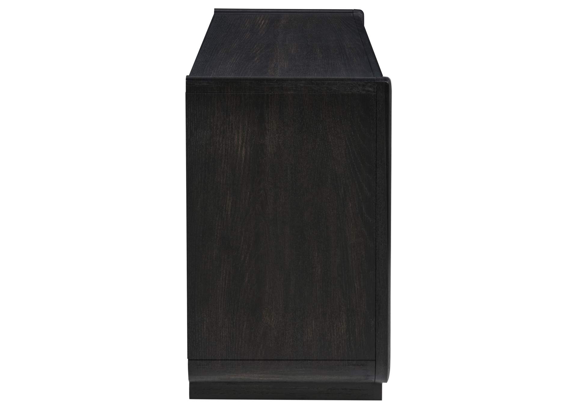 Leandro 2-drawer Home Office Writing Desk Burnished Black image 12