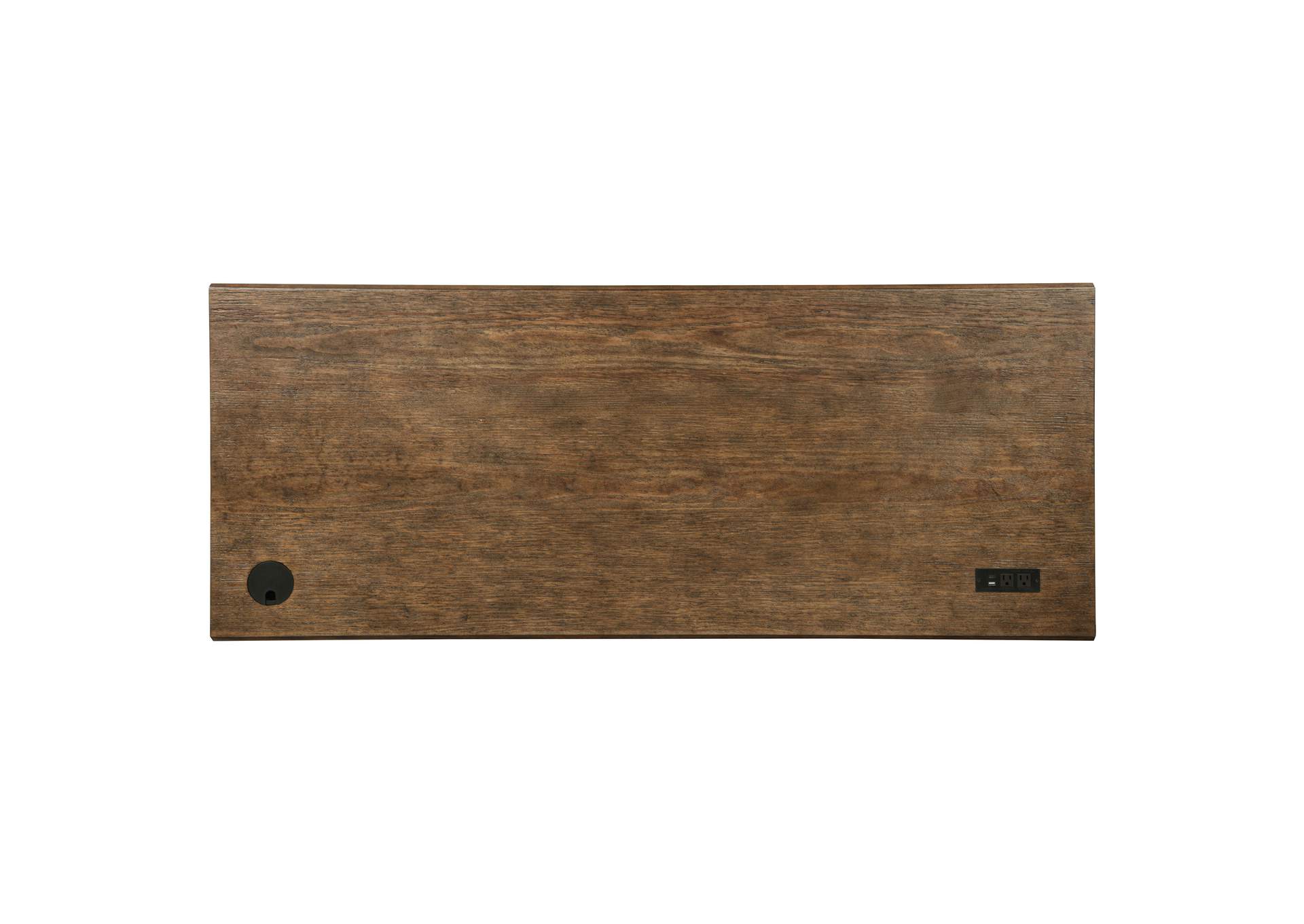 Altidore 68-inch 7-drawer Executive Home Office Desk Distressed Brown image 10