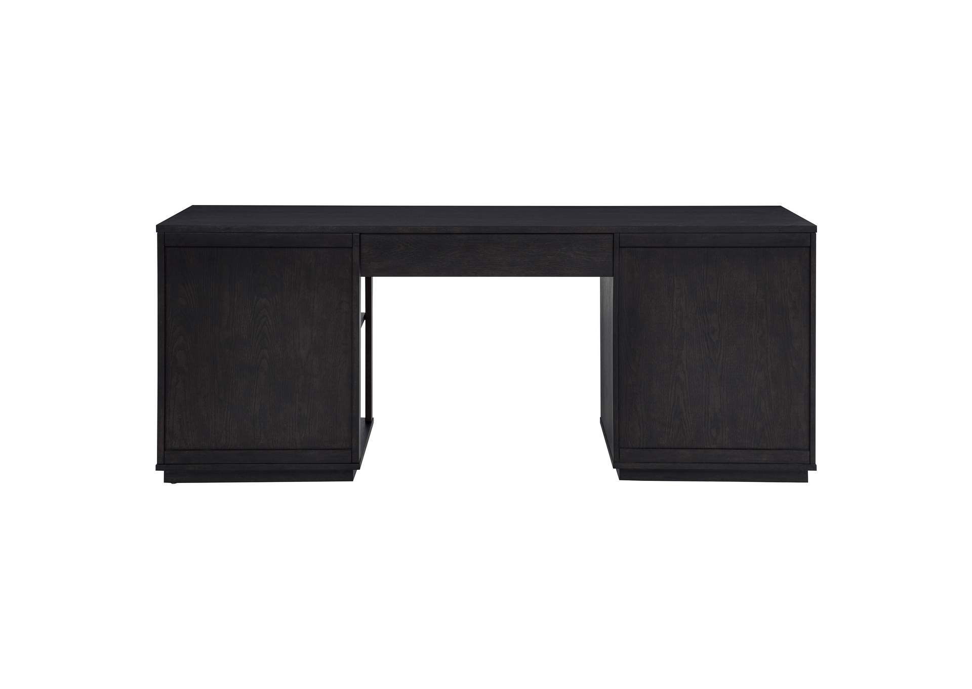 Harkes 75-inch 3-drawer Computer Desk with Adjustable Shelf Coffee Bean image 7