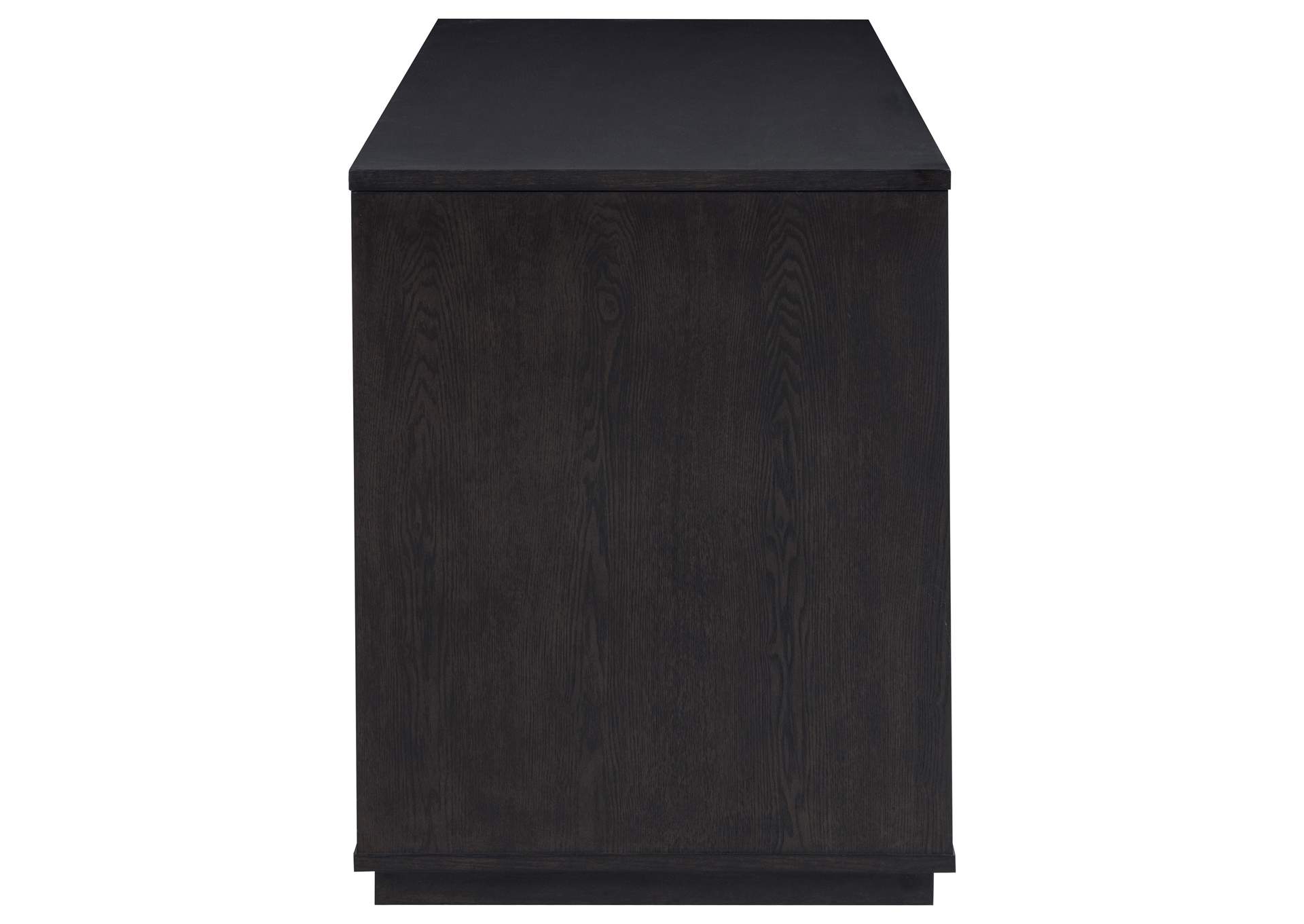 Harkes 75-inch 3-drawer Computer Desk with Adjustable Shelf Coffee Bean image 8