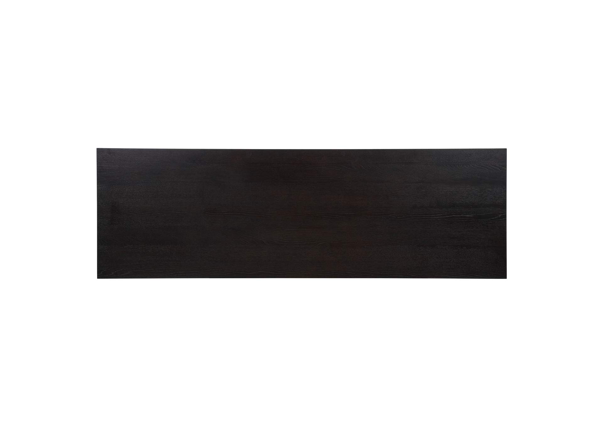 Harkes 75-inch 3-drawer Computer Desk with Adjustable Shelf Coffee Bean image 9