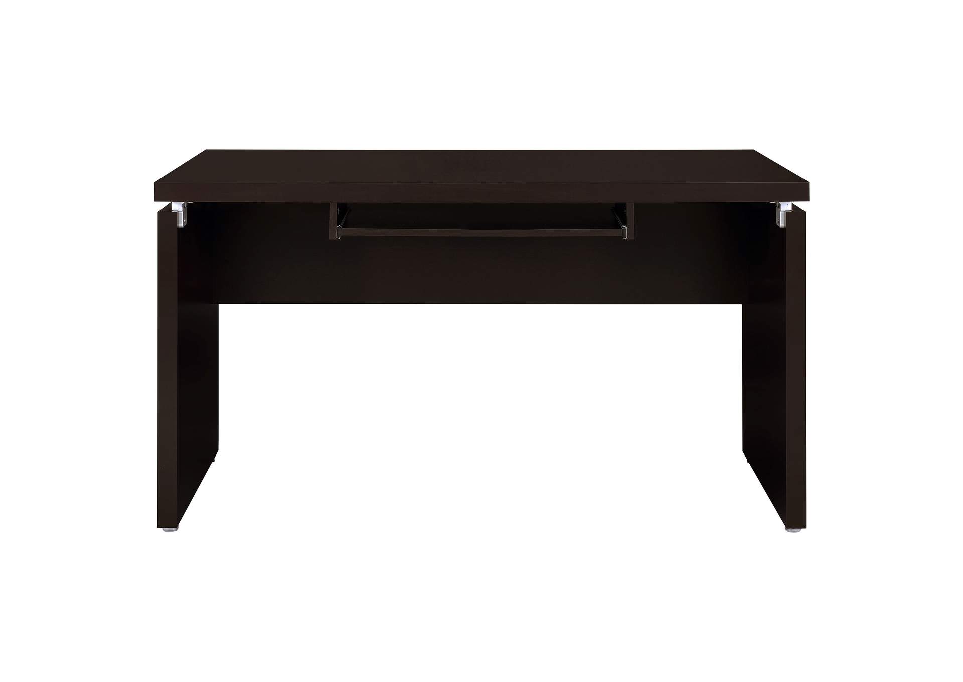 Skylar L-Shape Desk with Mobile File Cabinet Cappuccino