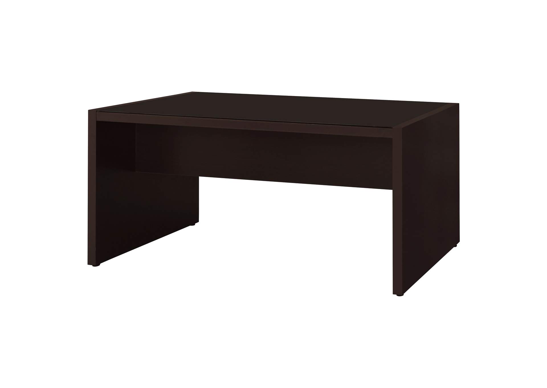Skeena 60-inch Computer Desk with Keyboard Drawer Cappuccino