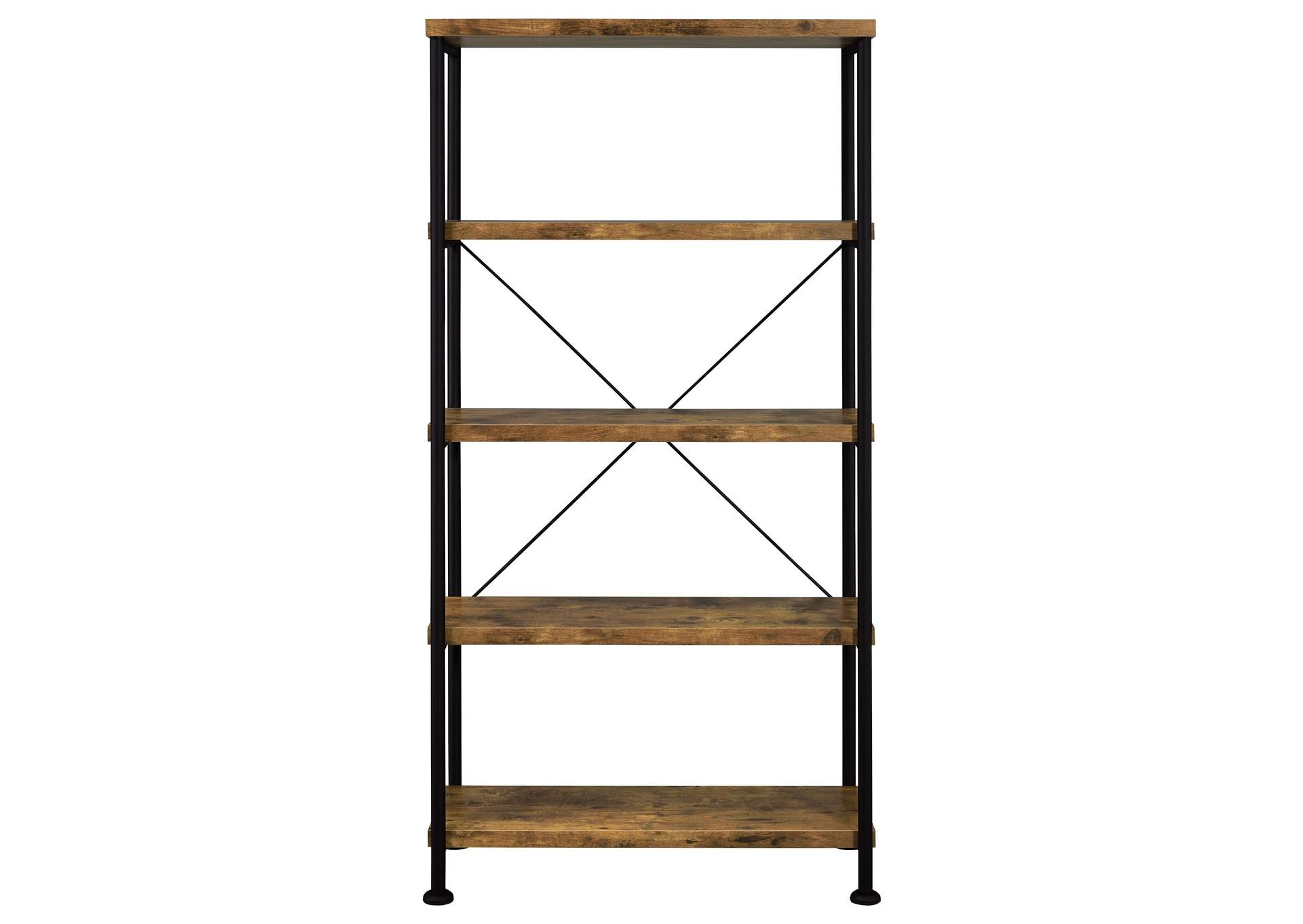 Analiese 2-piece 3-drawer Writing Desk Set Antique Nutmeg and Black