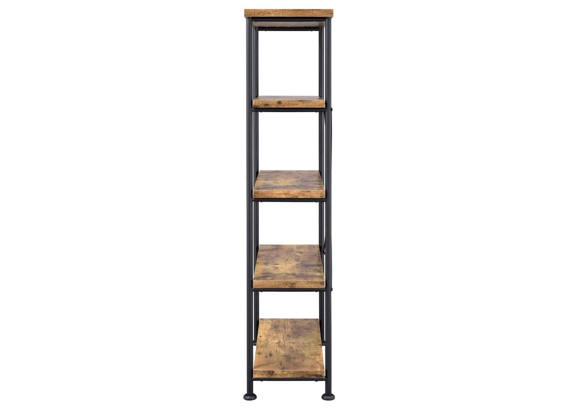Analiese 2-piece 3-drawer Writing Desk Set Antique Nutmeg and Black image 11