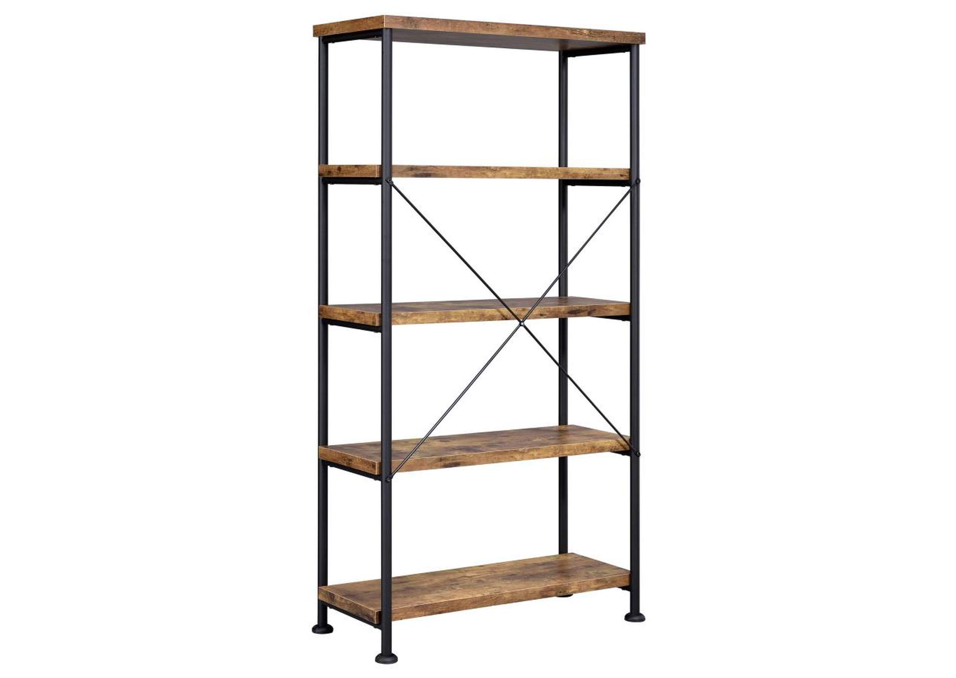 Analiese 2-piece 3-drawer Writing Desk Set Antique Nutmeg and Black image 12