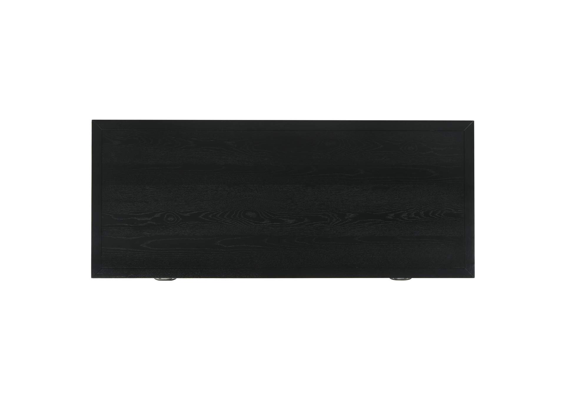 Goodson 64-inch 4-Drawer Double Pedestal Computer Desk Black image 13
