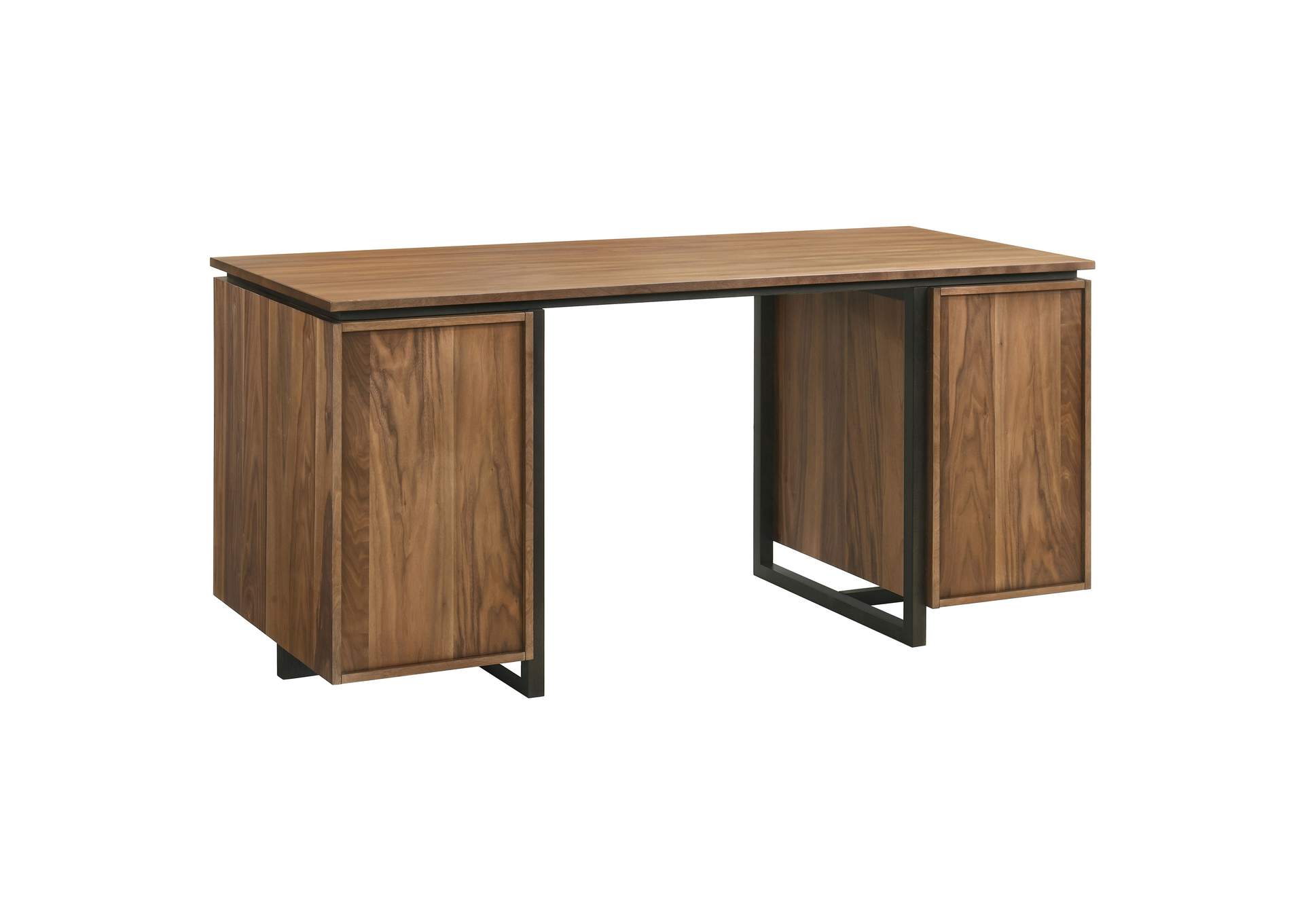 Berhalter 6-Drawer Double Pedestal File Computer Desk image 9