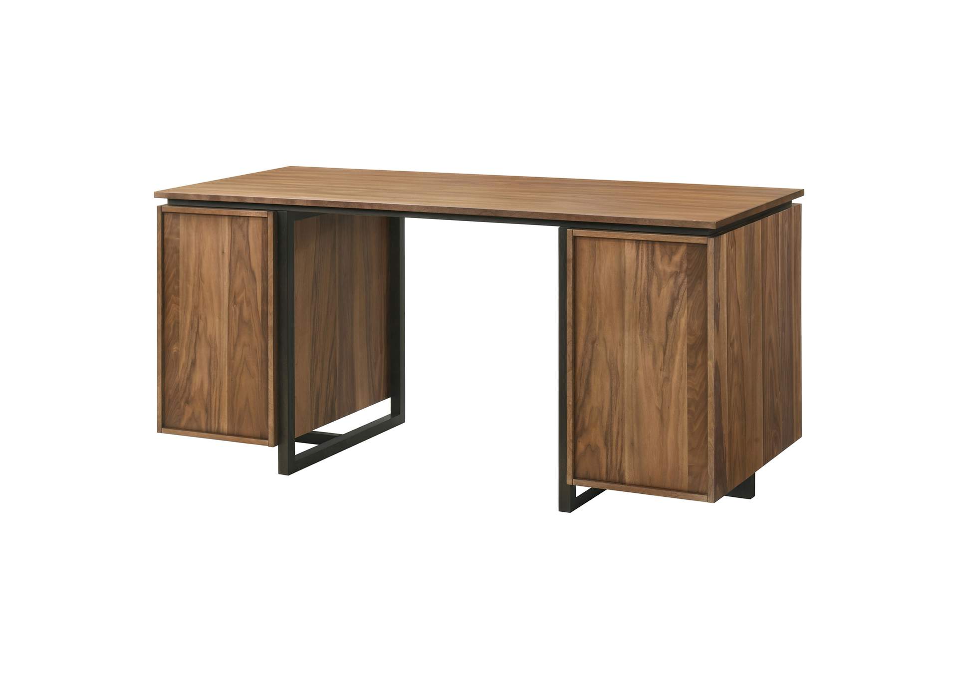 Berhalter 6-Drawer Double Pedestal File Computer Desk image 11