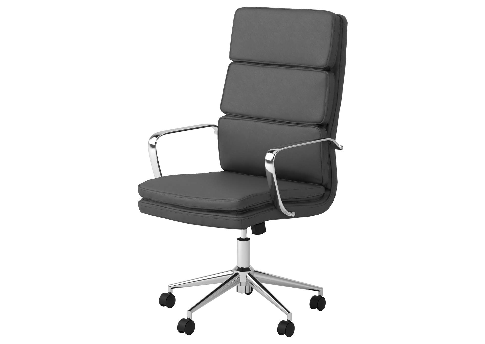 Ximena High Back Upholstered Office Chair Grey