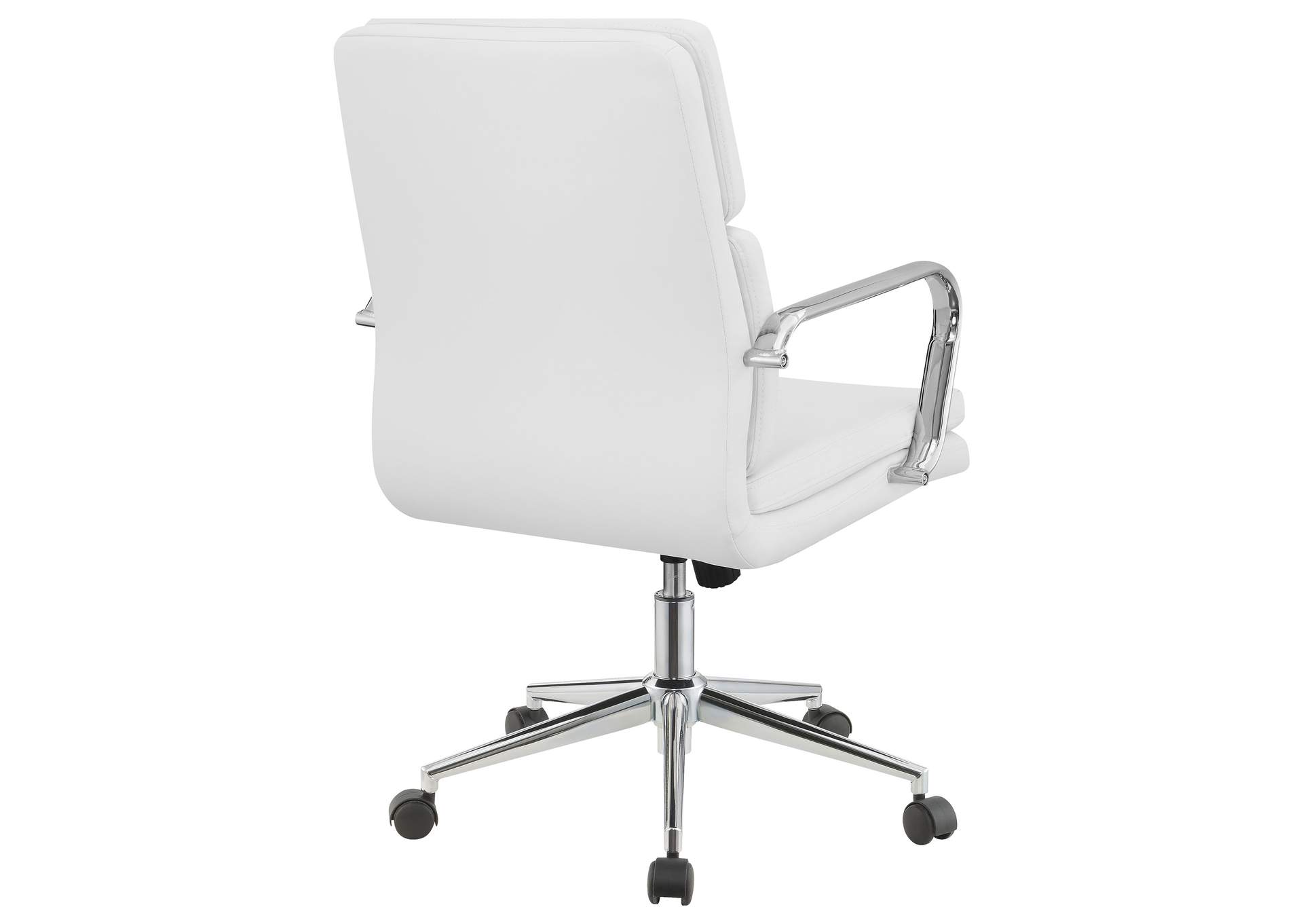 Ximena Standard Back Upholstered Office Chair White