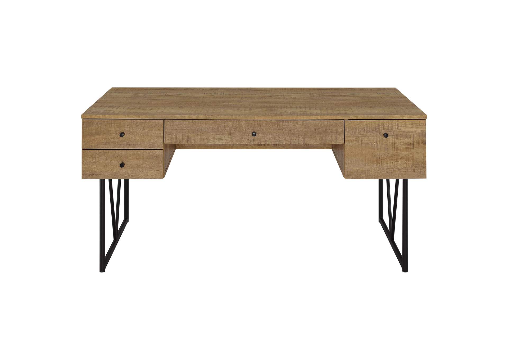 Analiese 63-inch 4-drawer Writing Desk Mango image 6