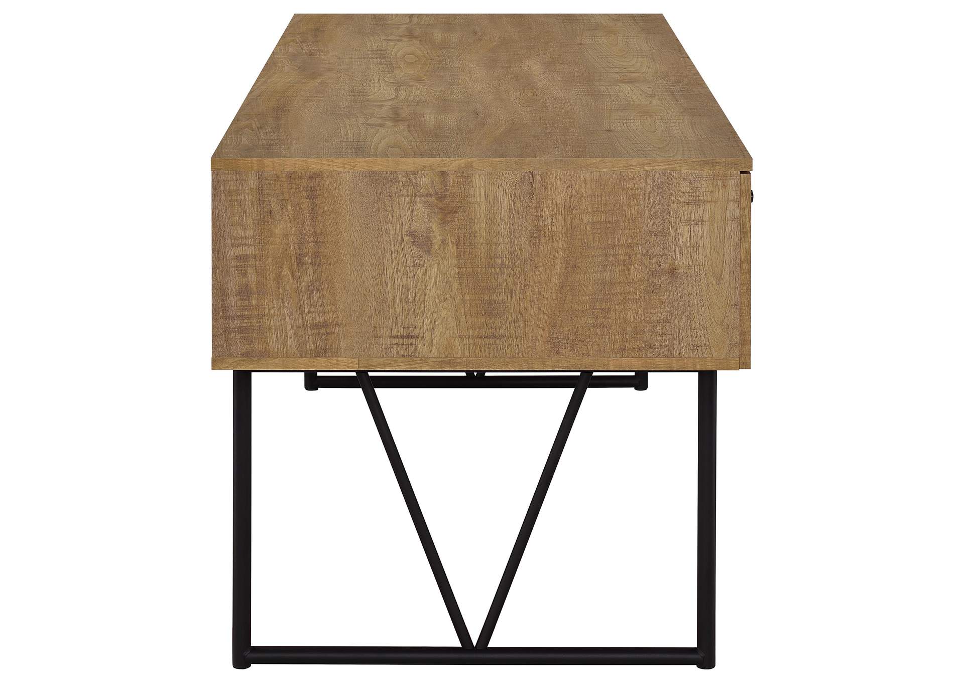 Analiese 63-inch 4-drawer Writing Desk Mango image 10
