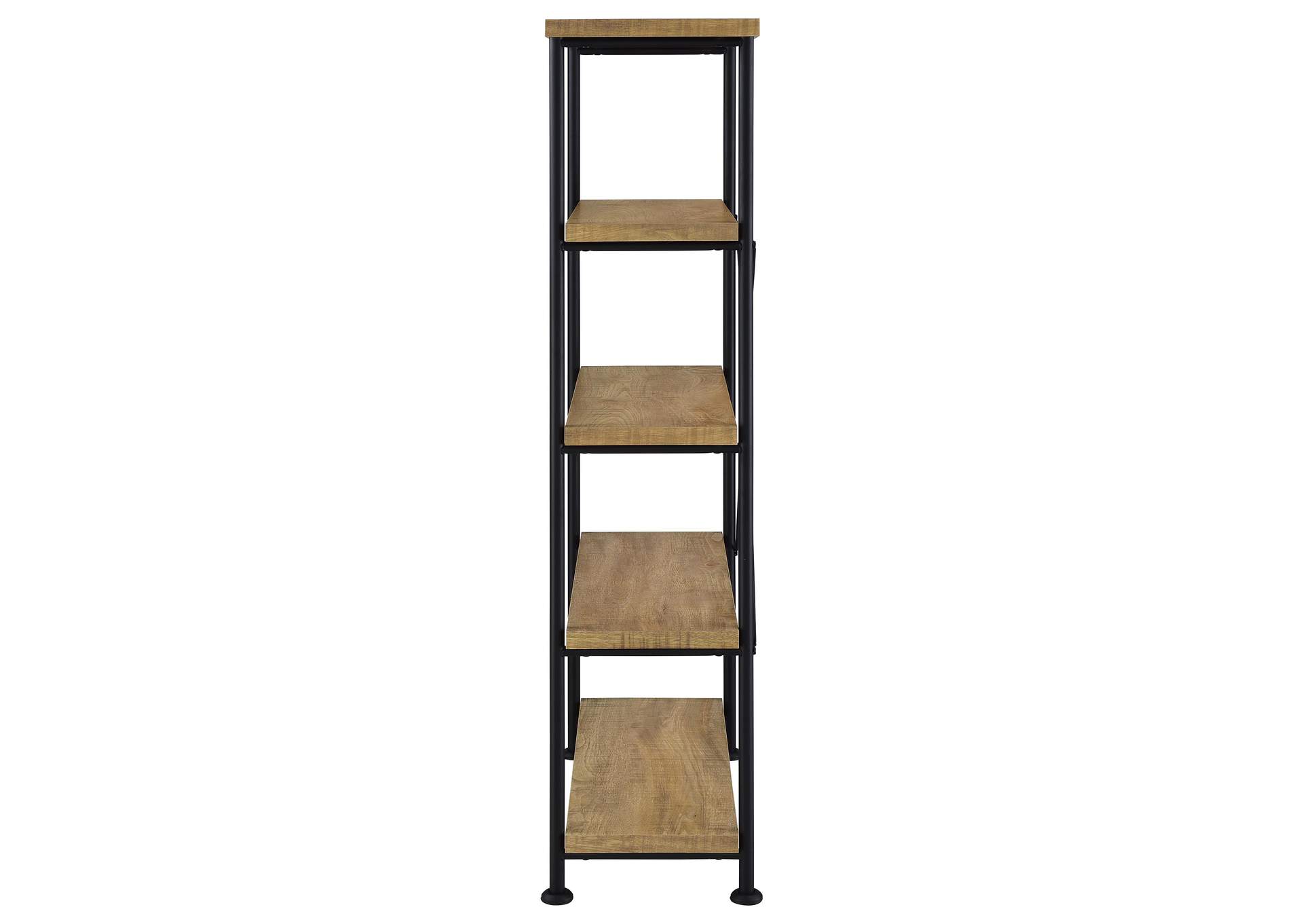 Analiese 63-inch 4-shelf Bookshelf Mango image 6