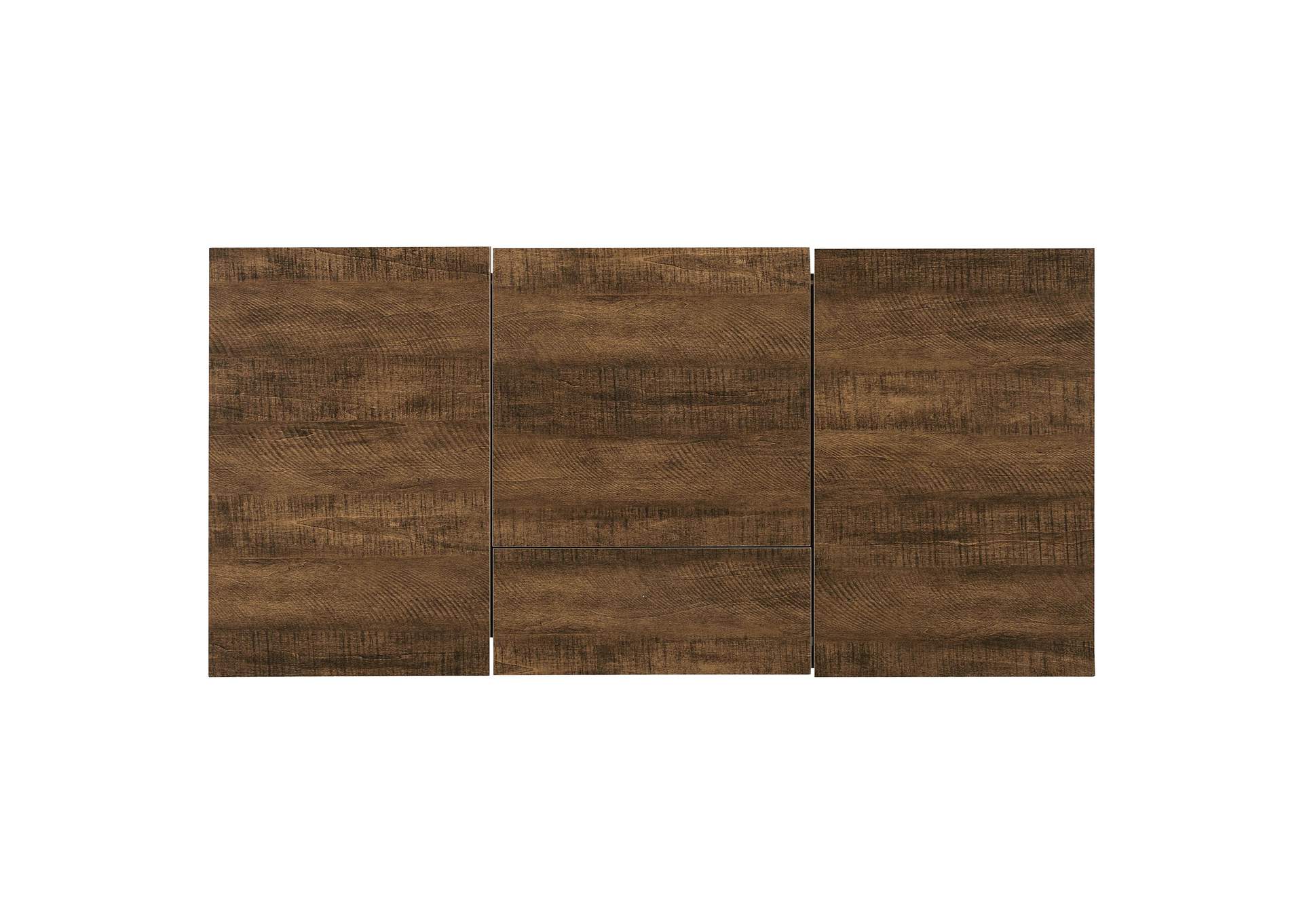 Sheeran Writing Desk with 4 Hidden Storages Rustic Amber