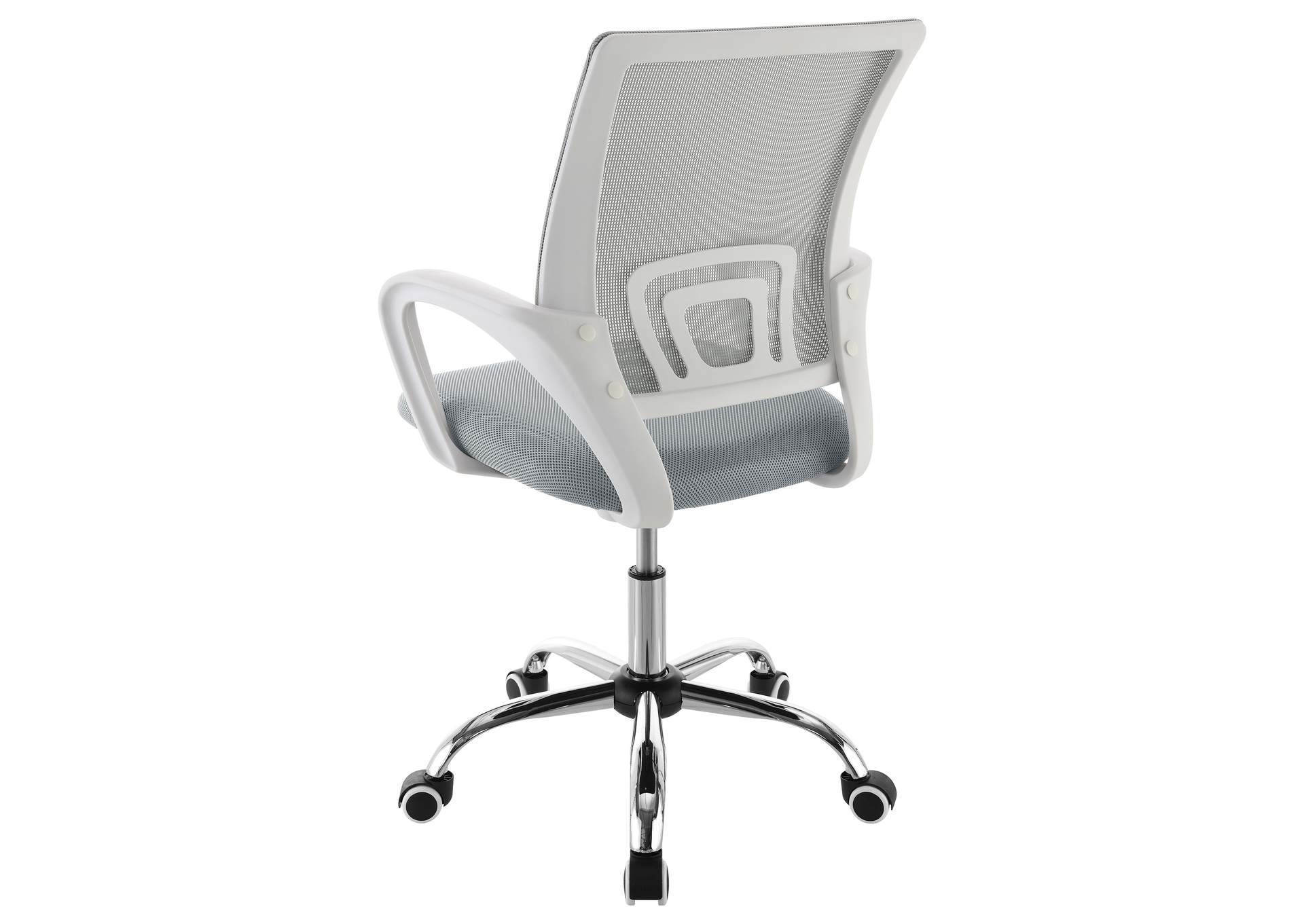 Felton Upholstered Adjustable Home Office Desk Chair Grey