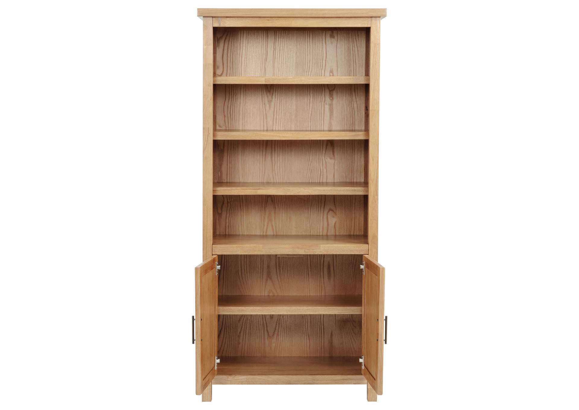 Vermes 72-inch 2-door Home Office Cabinet Bookcase Light Ash image 6