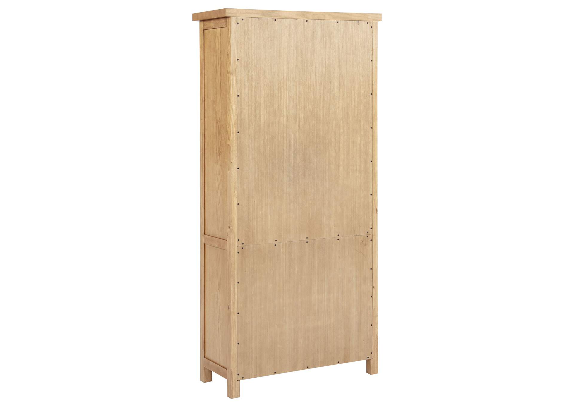Vermes 72-inch 2-door Home Office Cabinet Bookcase Light Ash image 9