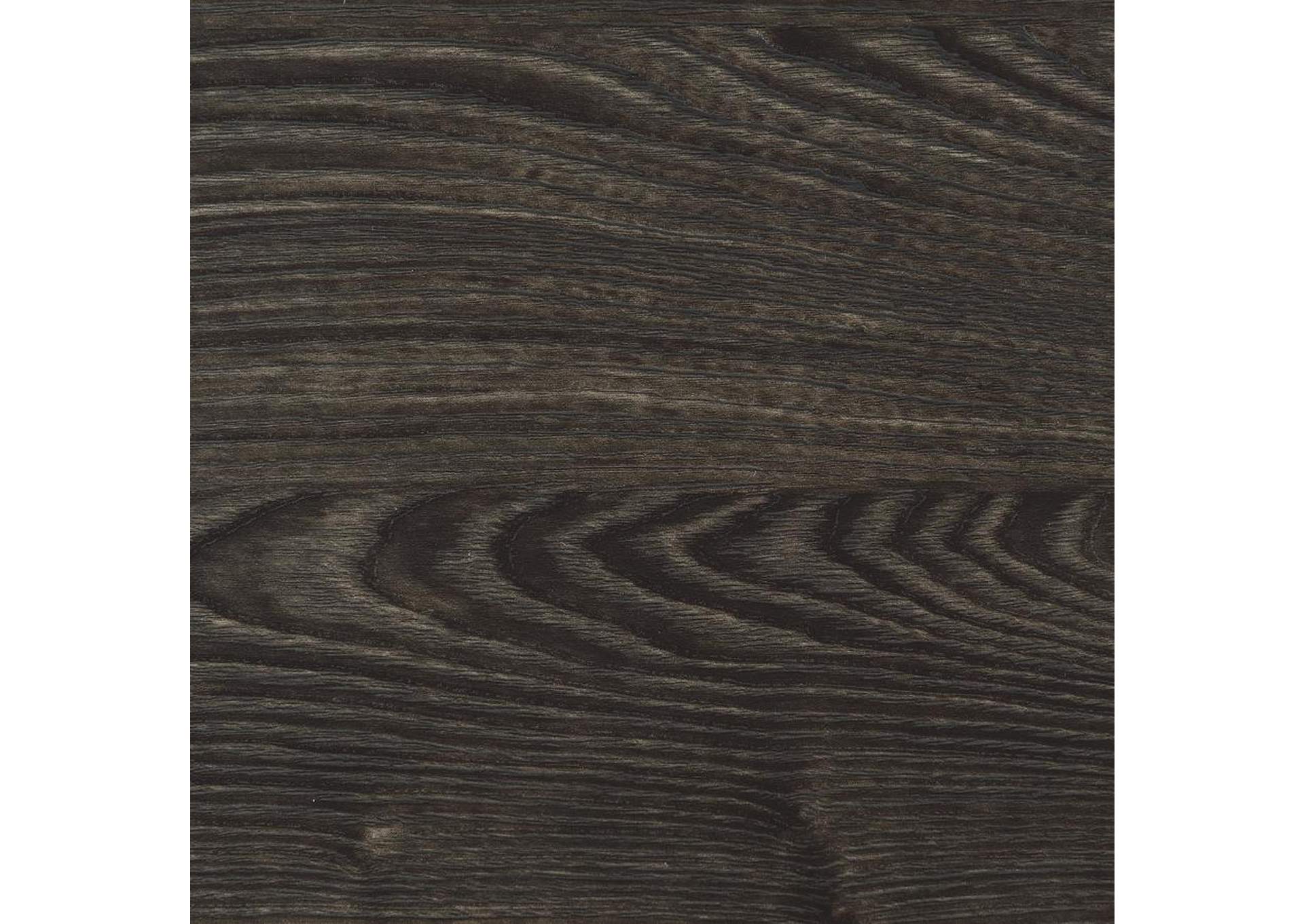 Ember 4shelf Bookcase Dark Oak and Sandy Black