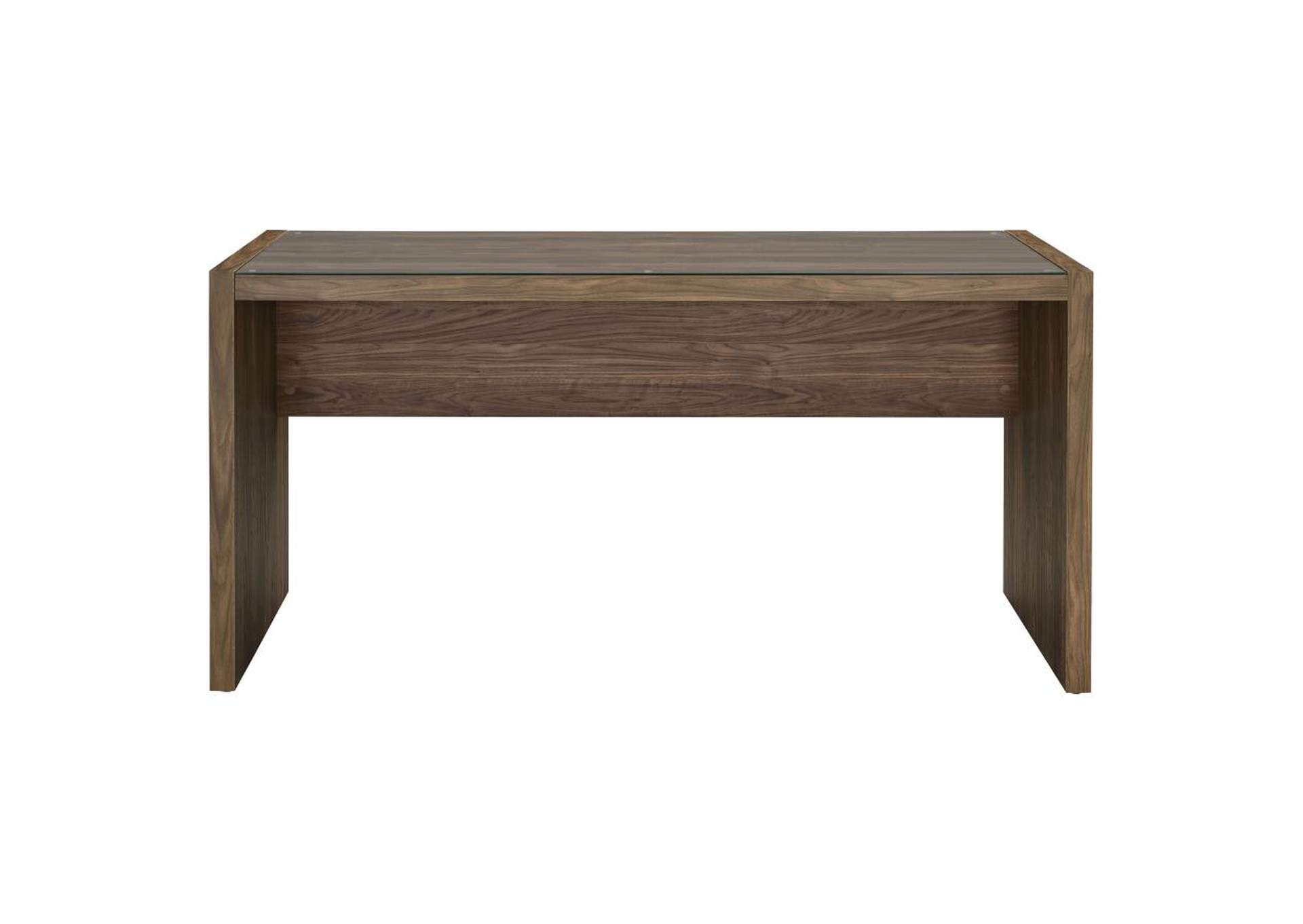 Luetta 3-piece Office Desk Set Aged Walnut image 5