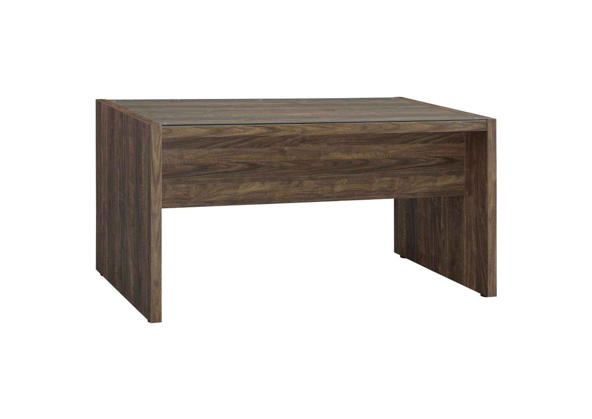 Luetta 3-piece Office Desk Set Aged Walnut image 7