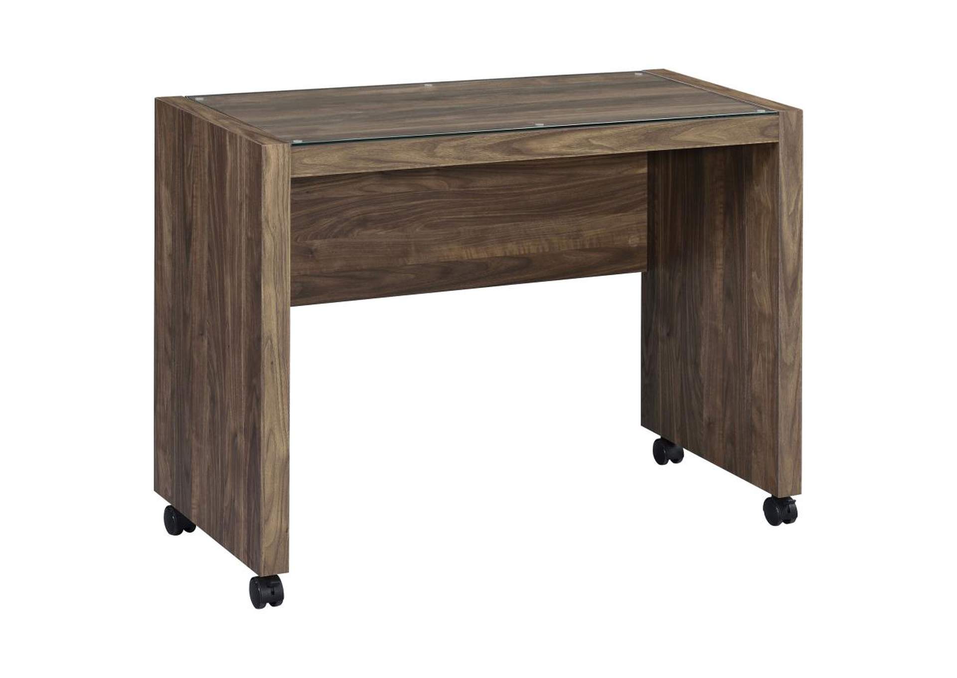 Luetta 3-piece Office Desk Set Aged Walnut image 8