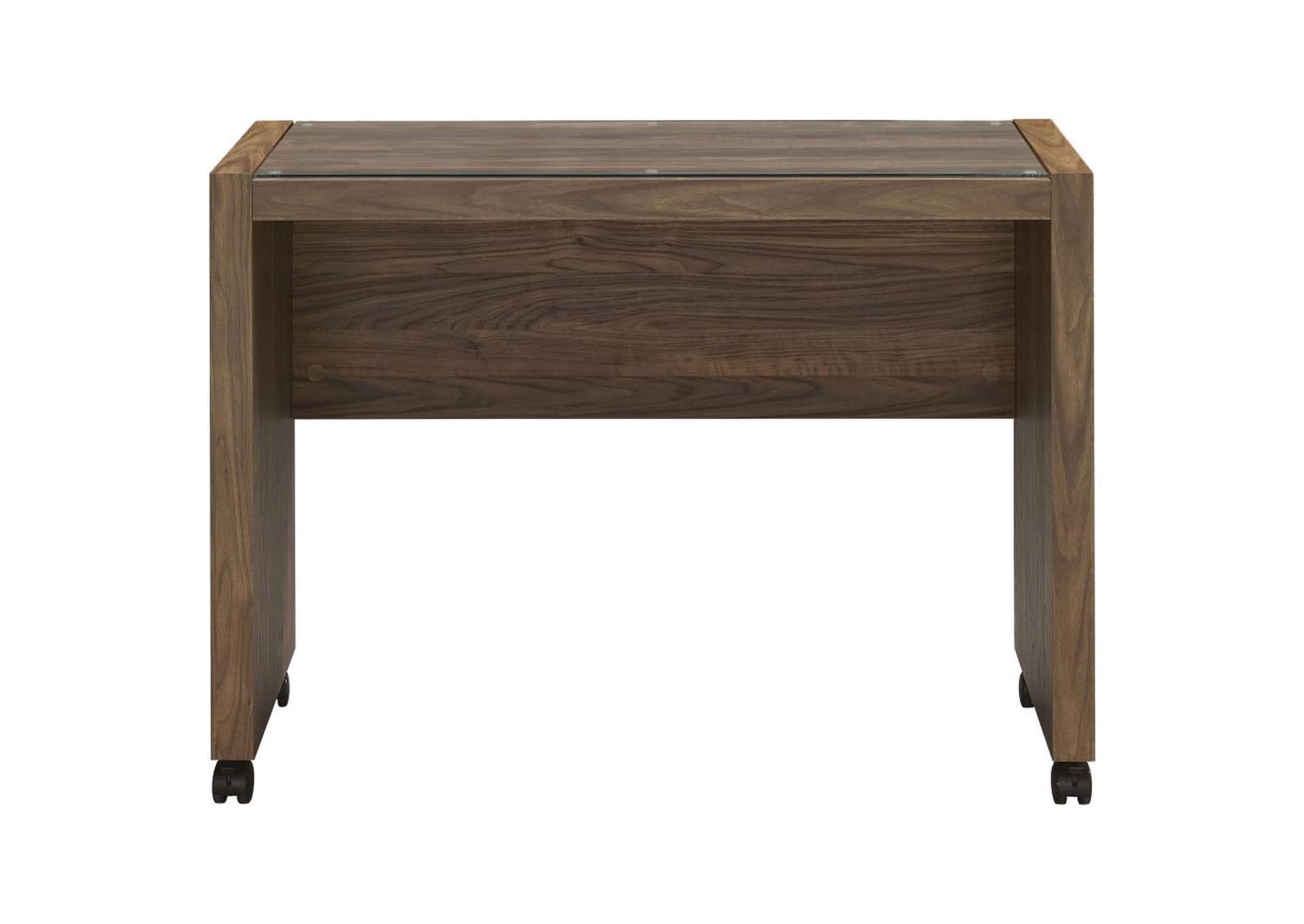 Luetta 3-piece Office Desk Set Aged Walnut image 9