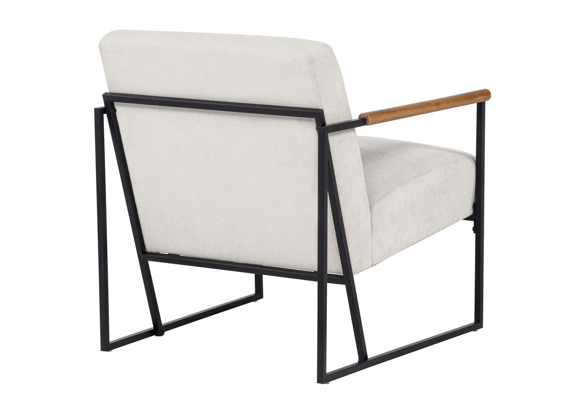 Monsen Fabric Upholstered Metal Frame Accent Chair Ivory image 9