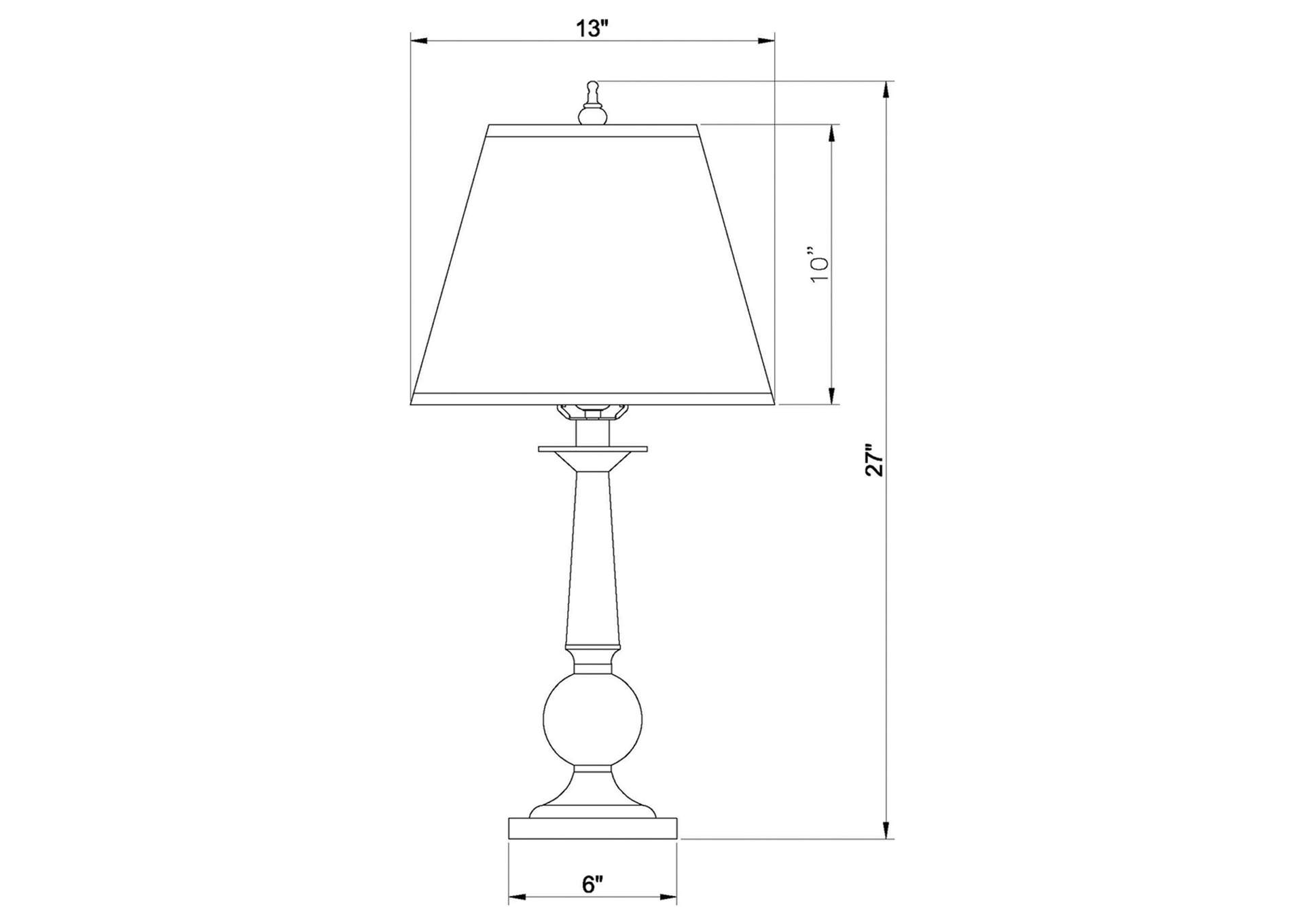 Ochanko 27-inch Empire Shade Table Lamp Bronze (Set of 2) image 5