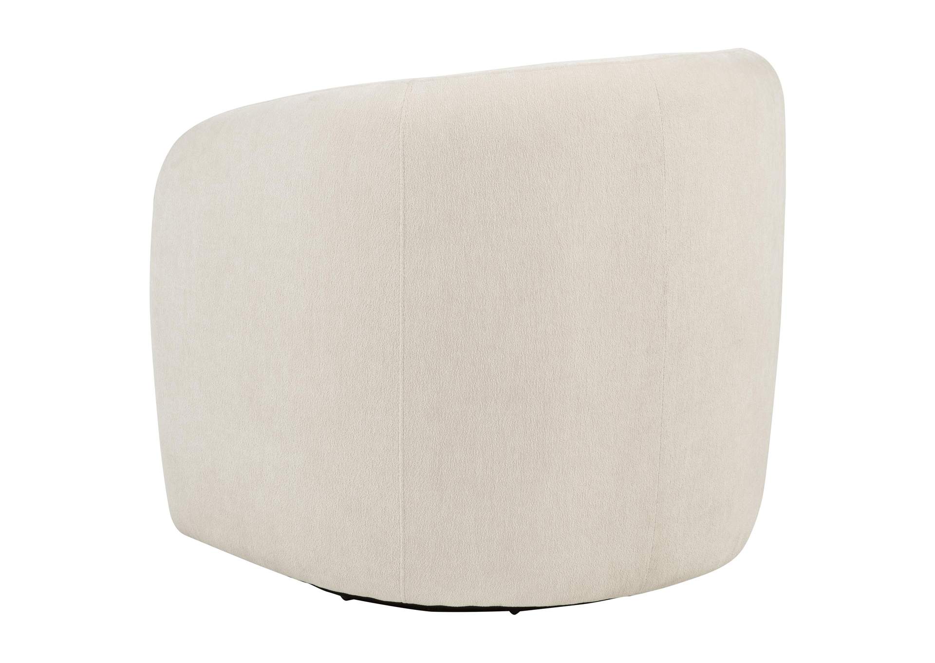 Gerley Chenille Upholstered Swivel Accent Chair Beige image 7