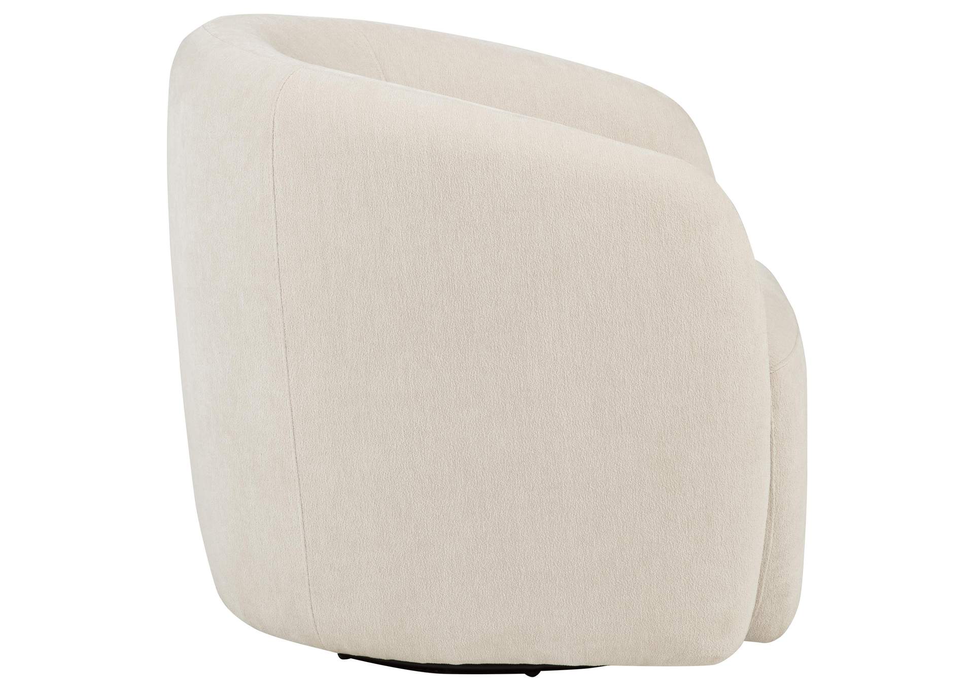 Gerley Chenille Upholstered Swivel Accent Chair Beige image 8