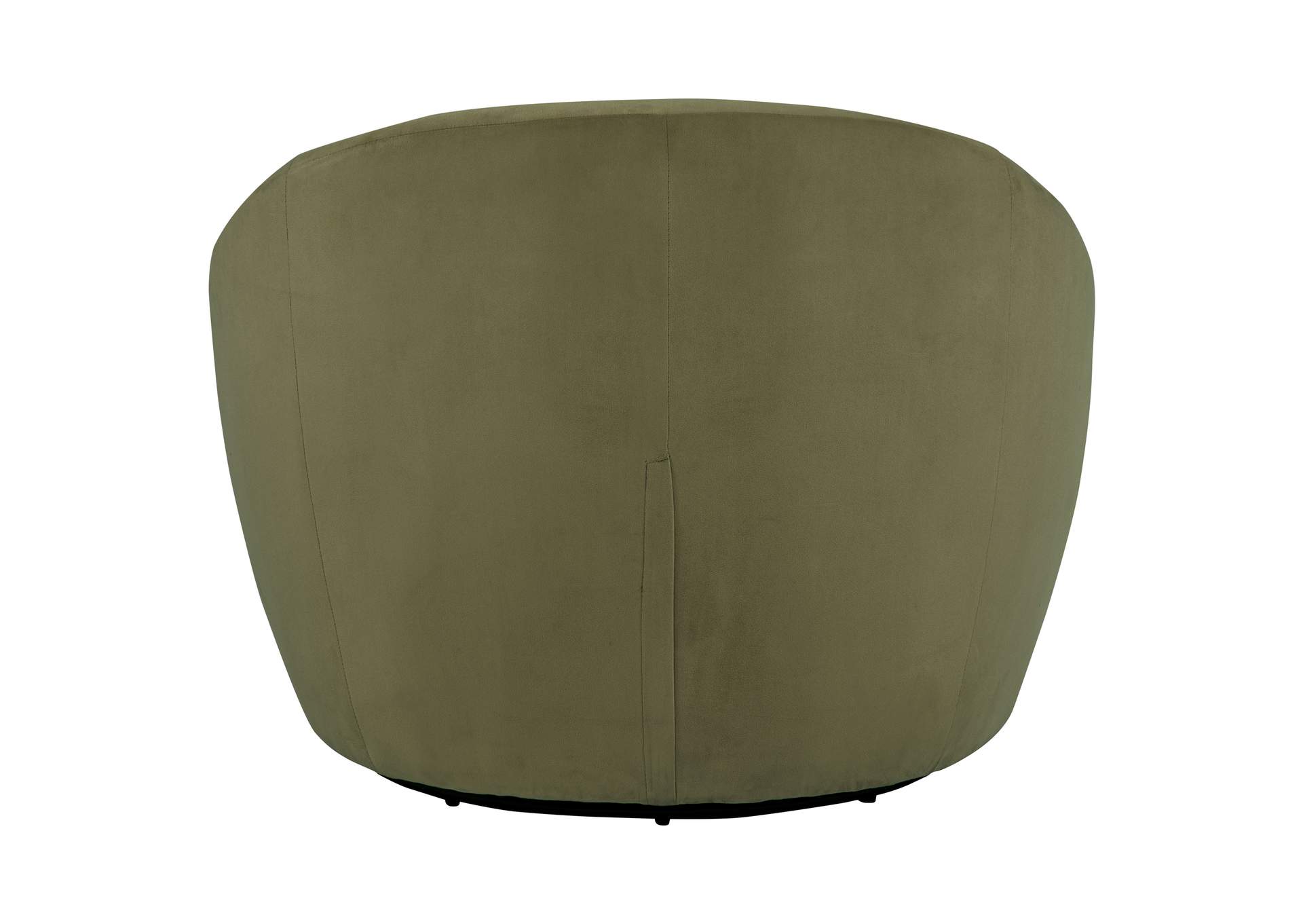 Myernick Velvet Upholstered Swivel Accent Chair Olive image 10