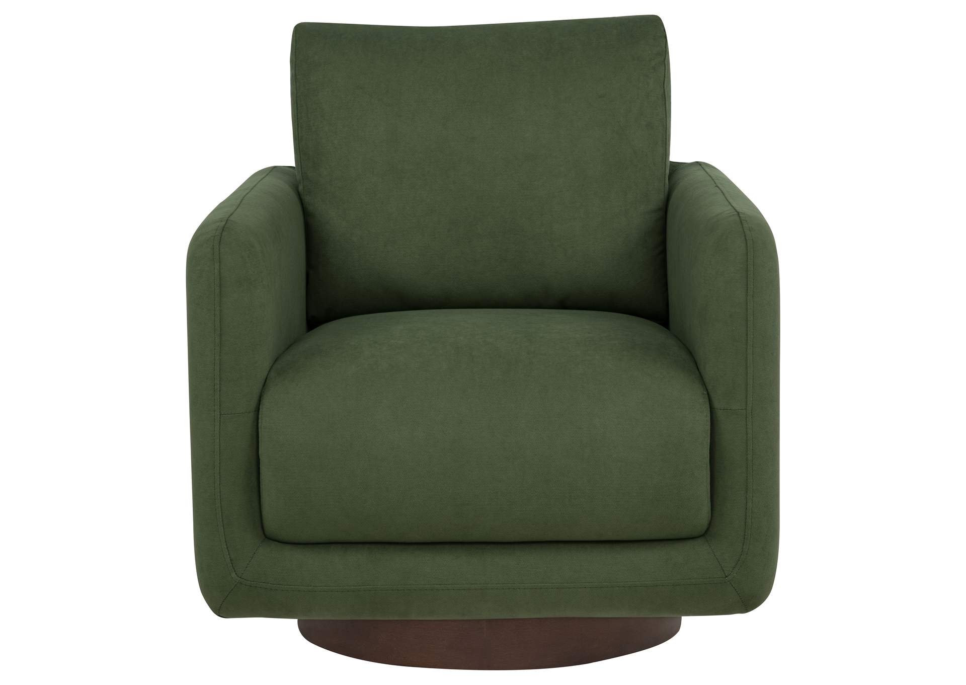 Iris Fabric Upholstered Swivel Accent Chair Matcha image 4