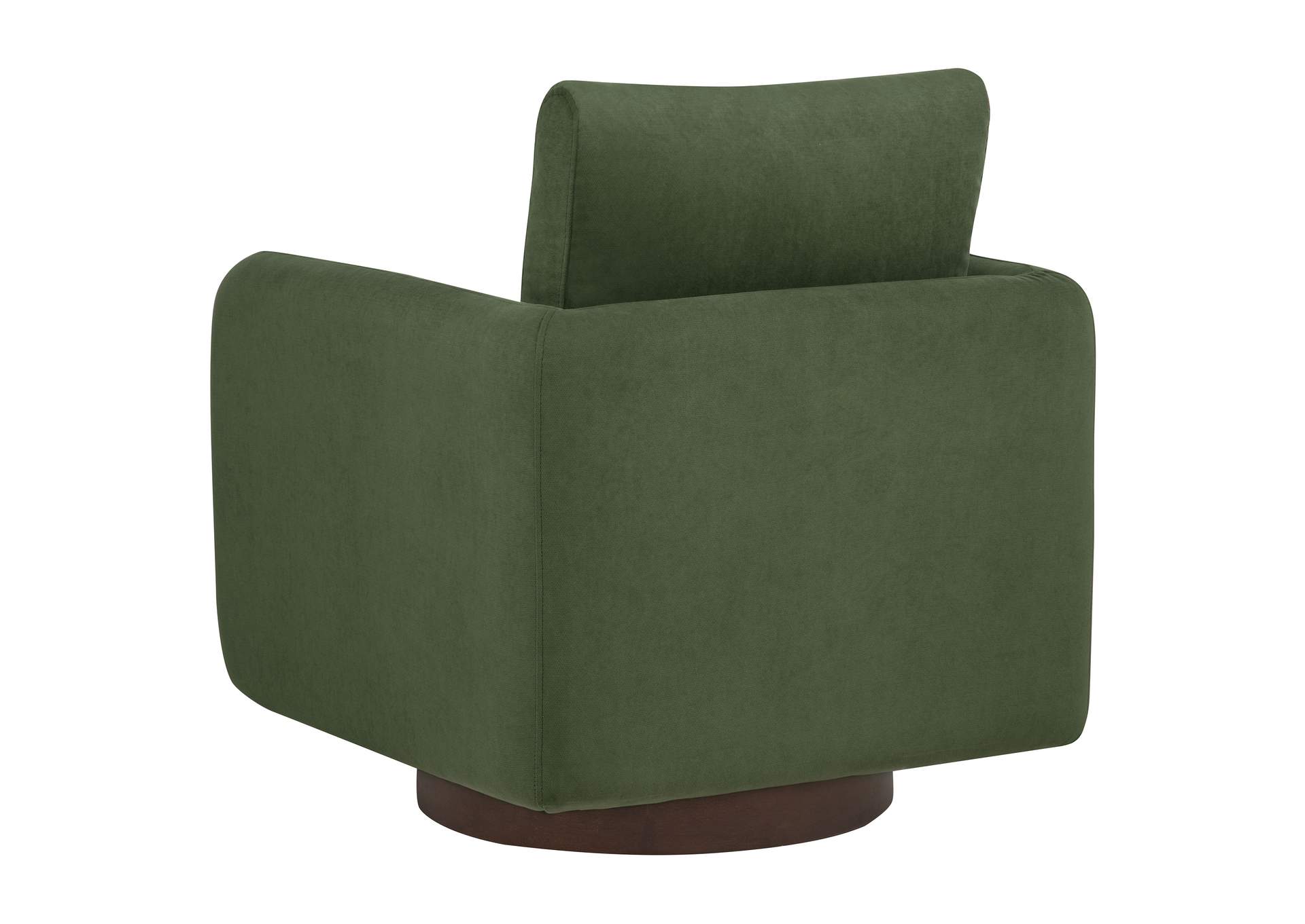 Iris Fabric Upholstered Swivel Accent Chair Matcha image 7
