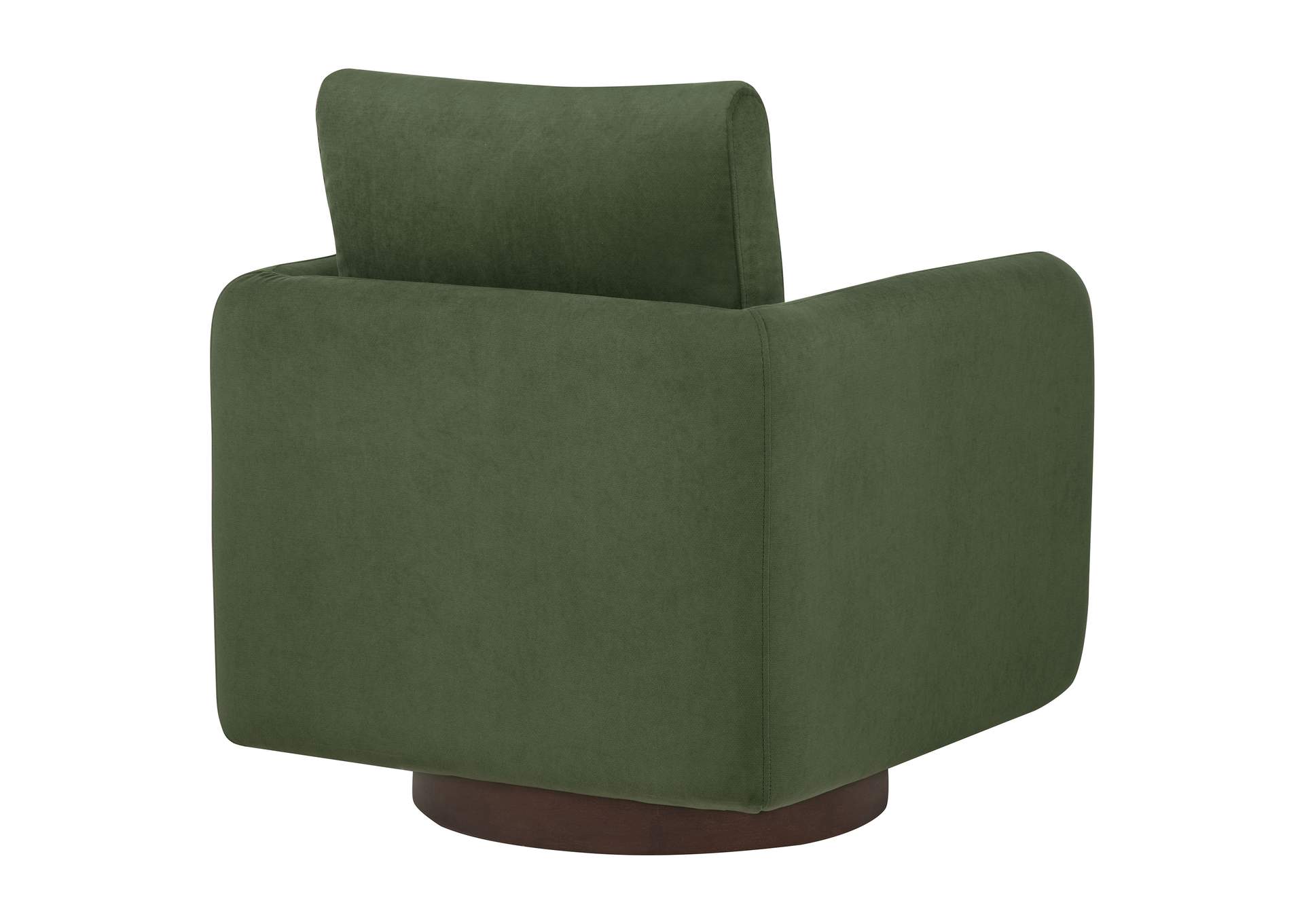 Iris Fabric Upholstered Swivel Accent Chair Matcha image 9