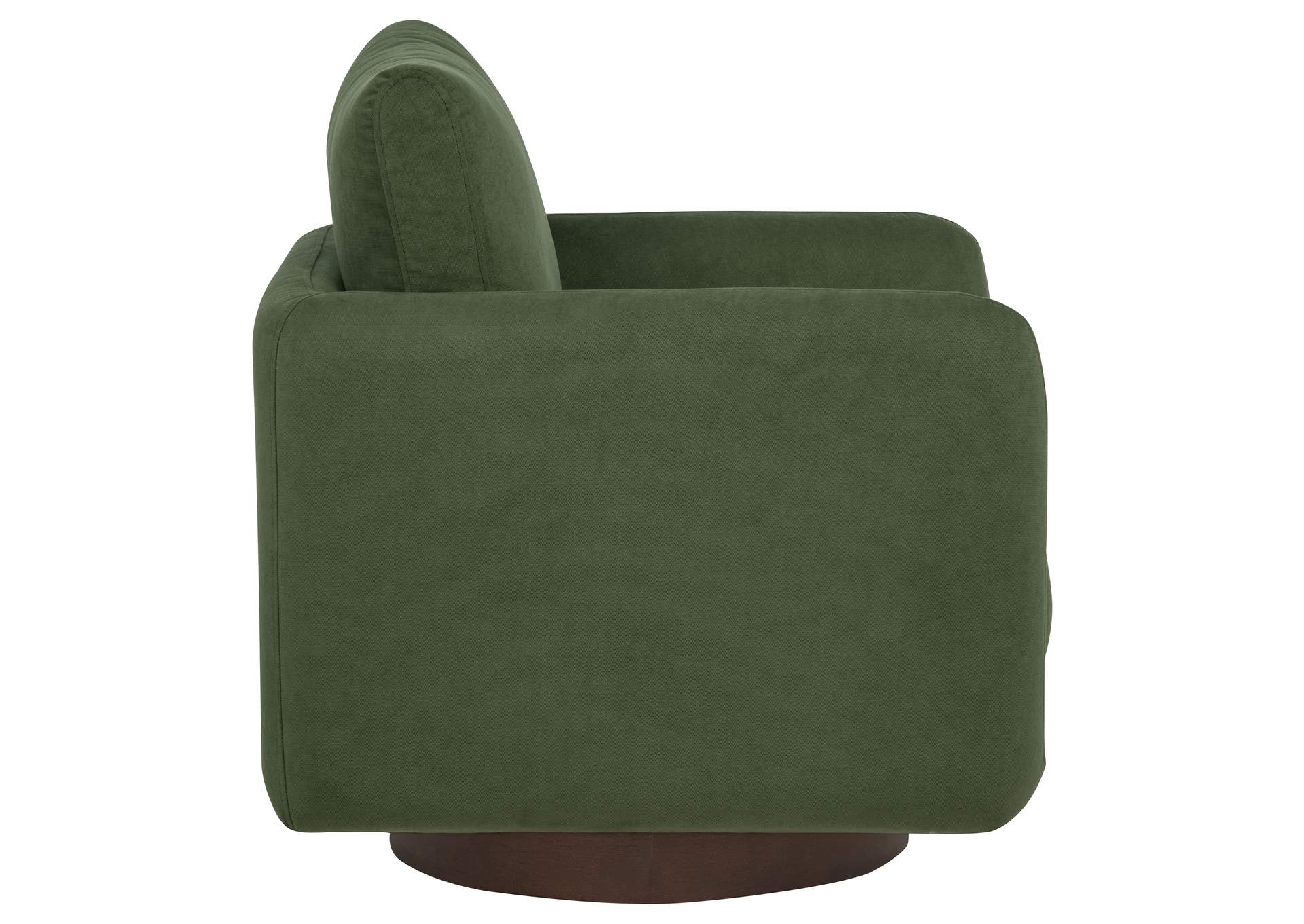 Iris Fabric Upholstered Swivel Accent Chair Matcha image 10