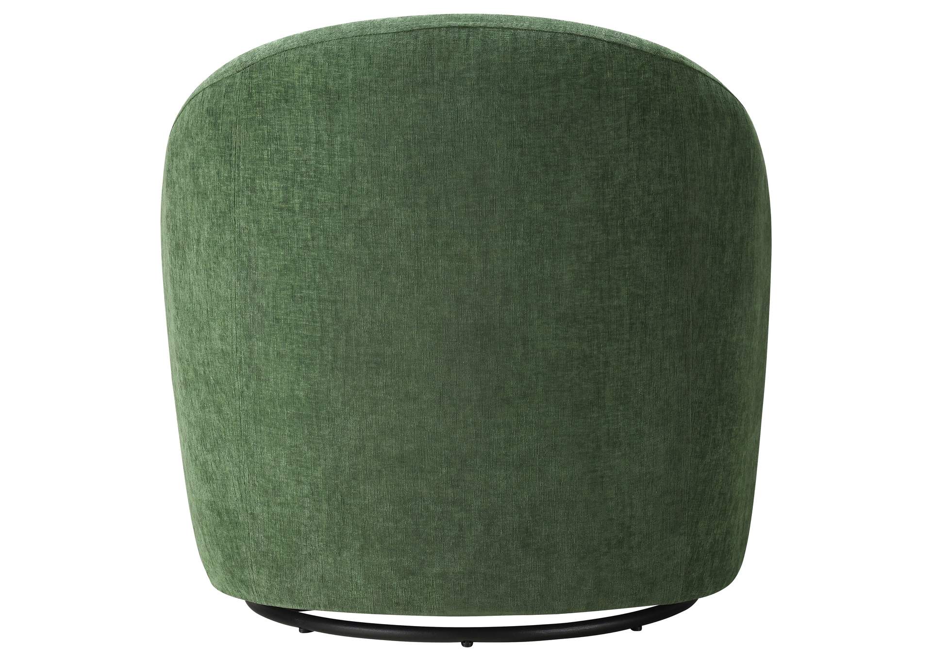 Leon Chenille Upholstered Swivel Accent Chair Green image 8